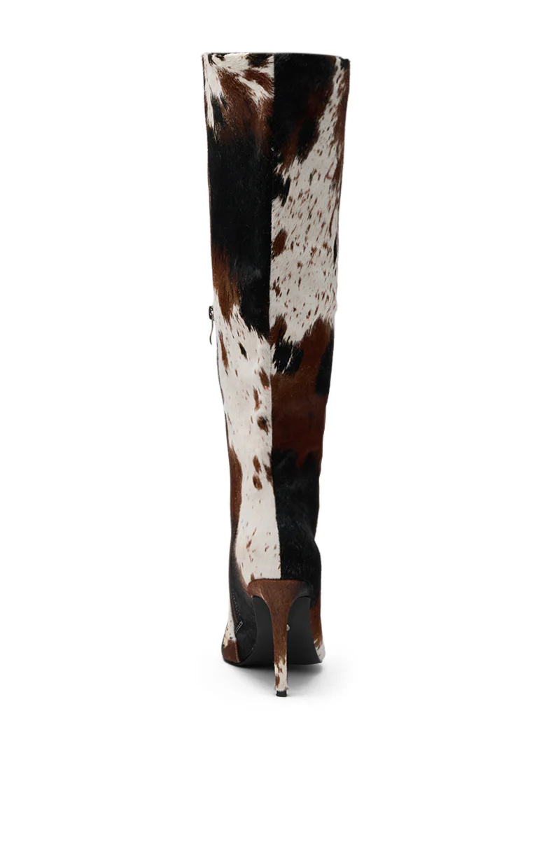 AZALEA WANG SYREALI COW STILETTO BOOT - Image 7
