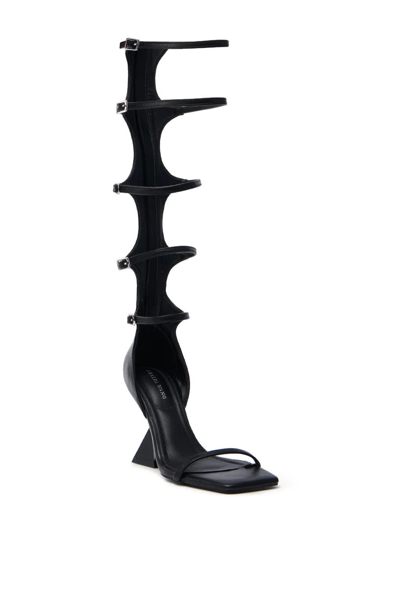 AZALEA WANG TAITEN BLACK SANDAL - Image 5