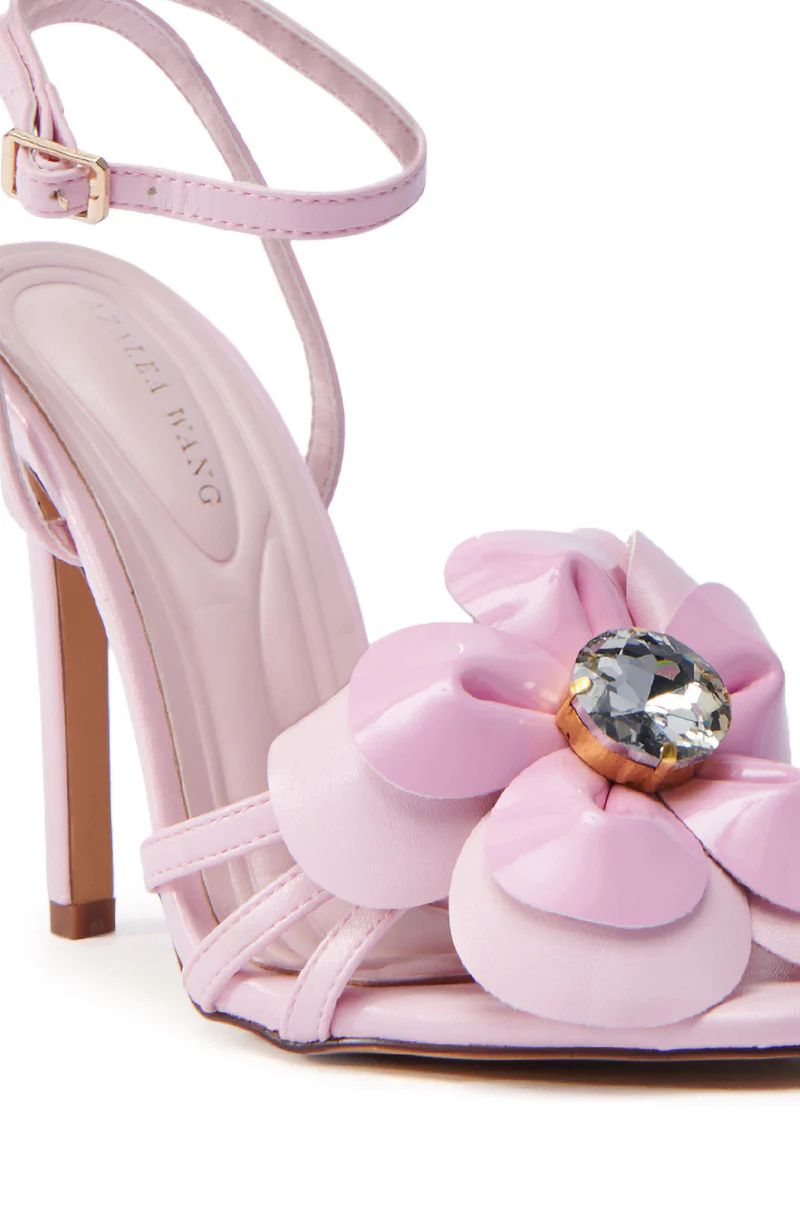 AZALEA WANG TAWNEE PINK FLORAL SANDAL - Image 7