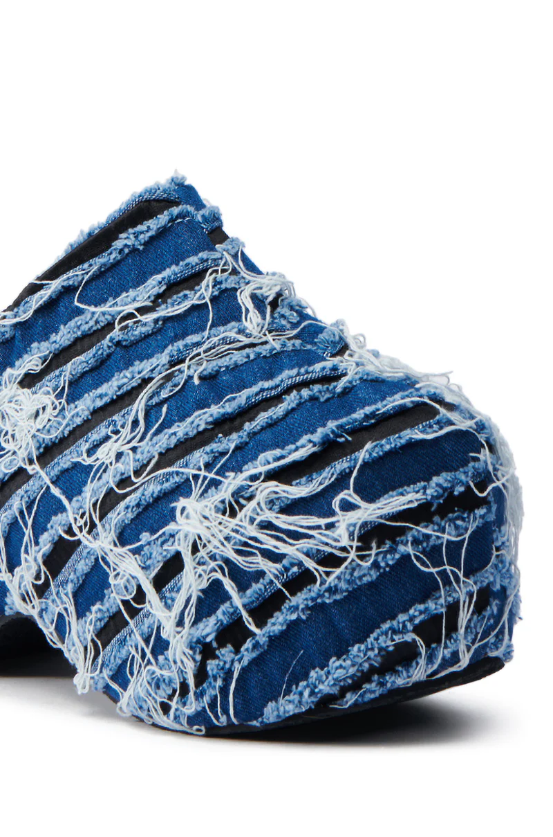 AZALEA WANG TEATREE DENIM CLOG - Image 6