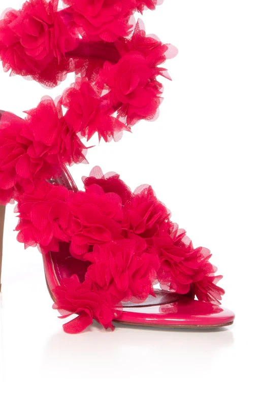 AZALEA WANG THEODOSIA PINK STILETTO SANDAL - Image 7