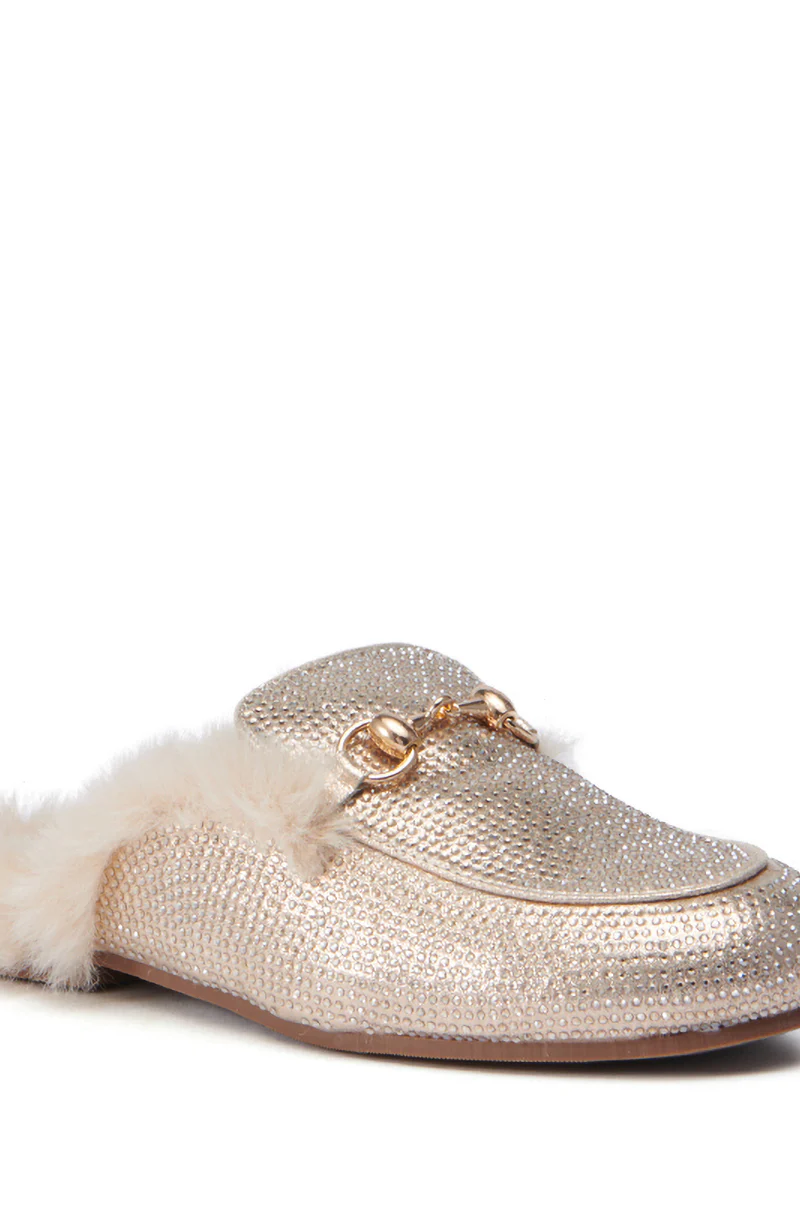 AZALEA WANG TIRAMISU TAN FUR FOOTBED LOAFER - Image 7