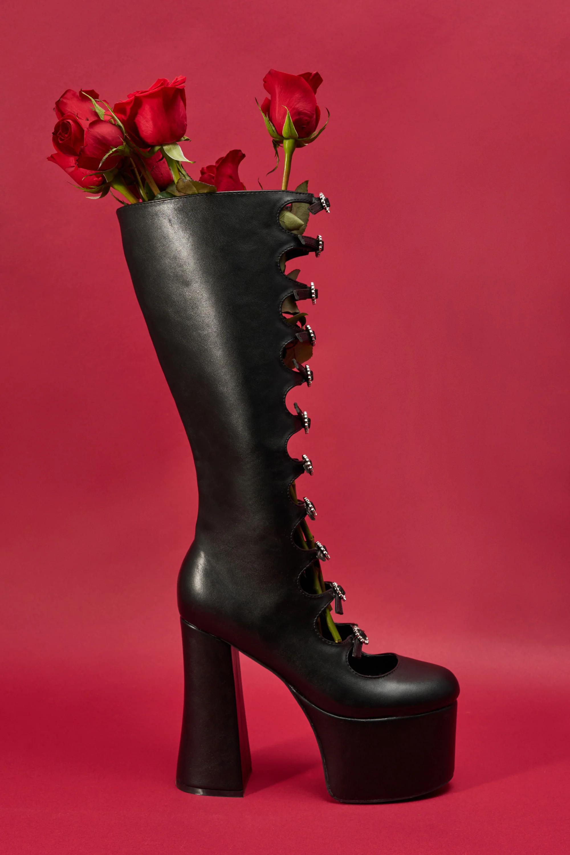 AZALEA WANG TOMLIN BLACK BOOT