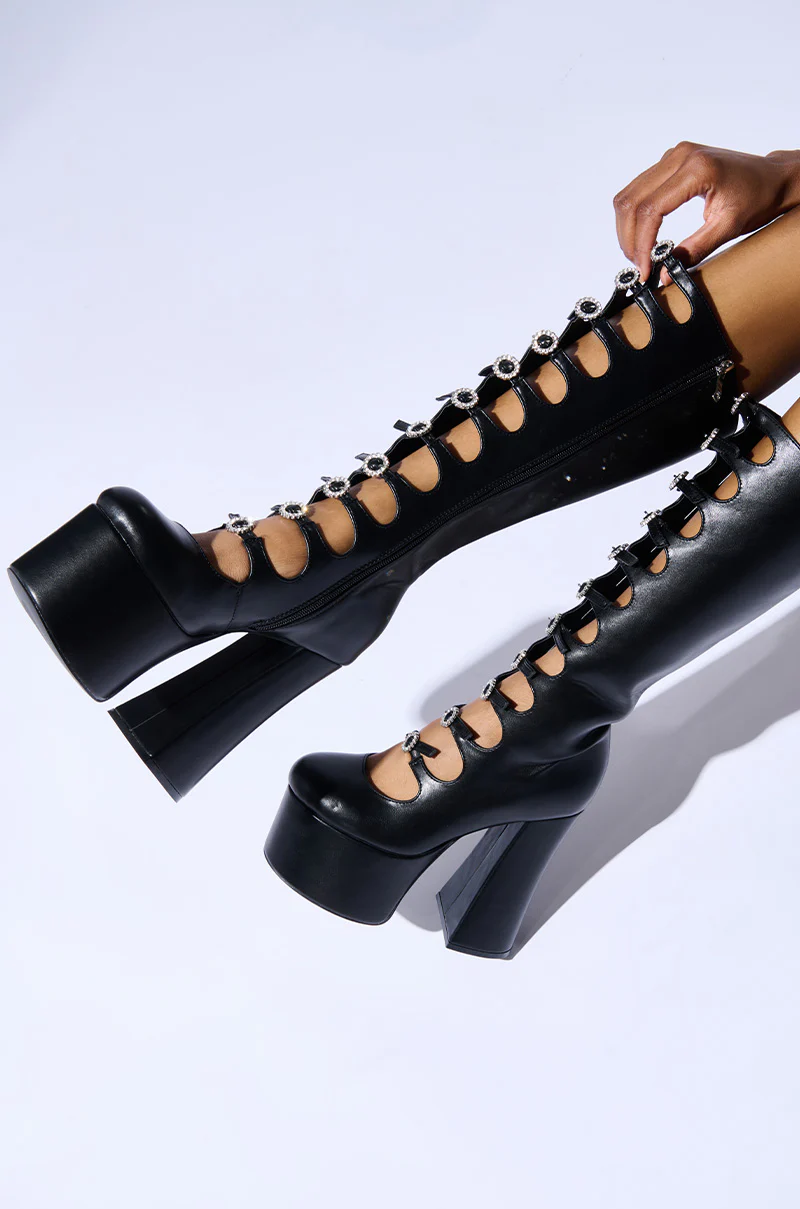 AZALEA WANG TOMLIN BLACK BOOT - Image 7