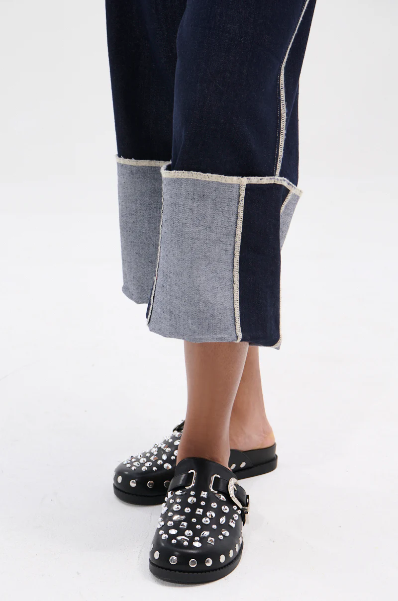AZALEA WANG TURIN BLACK METAL EMBELLISHMENT FLAT - Image 8
