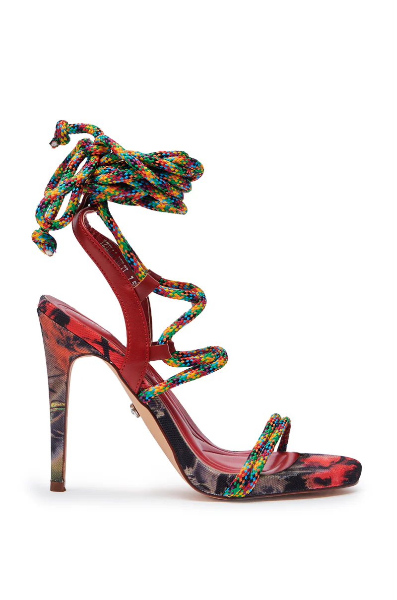 AZALEA WANG TZILLA MULTI COLOR ROPE STILETTO SANDAL - Image 4