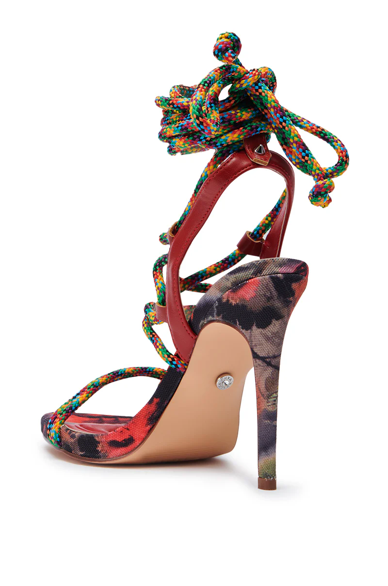 AZALEA WANG TZILLA MULTI COLOR ROPE STILETTO SANDAL - Image 6
