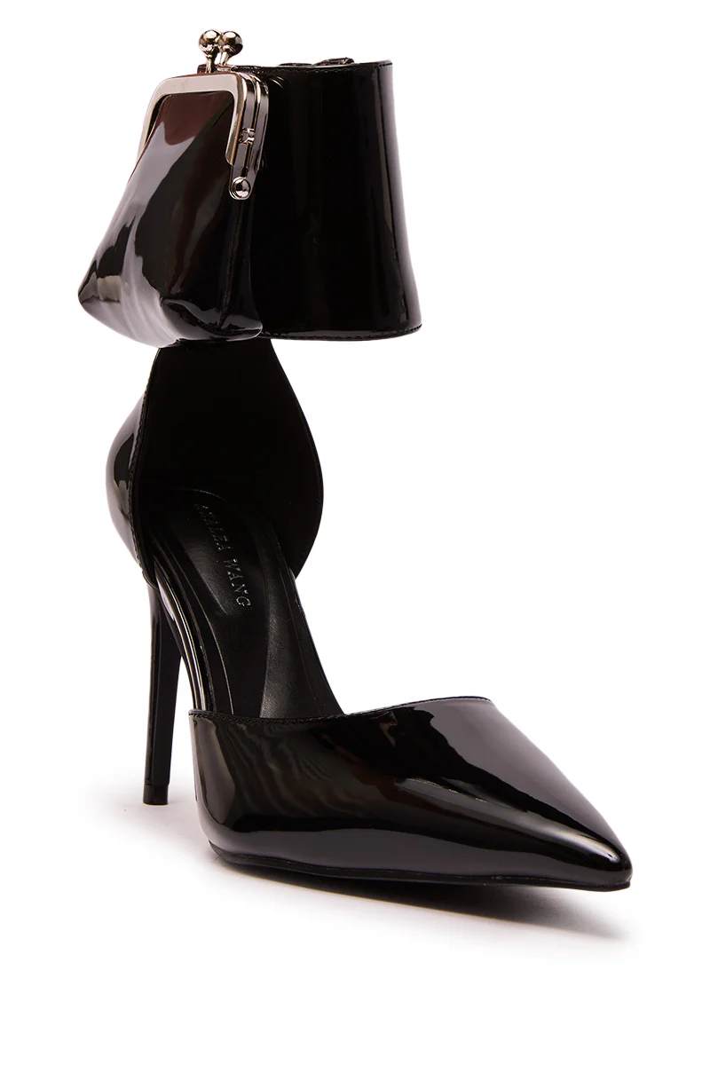 AZALEA WANG TZIVA BLACK COIN PURSE PUMP - Image 6