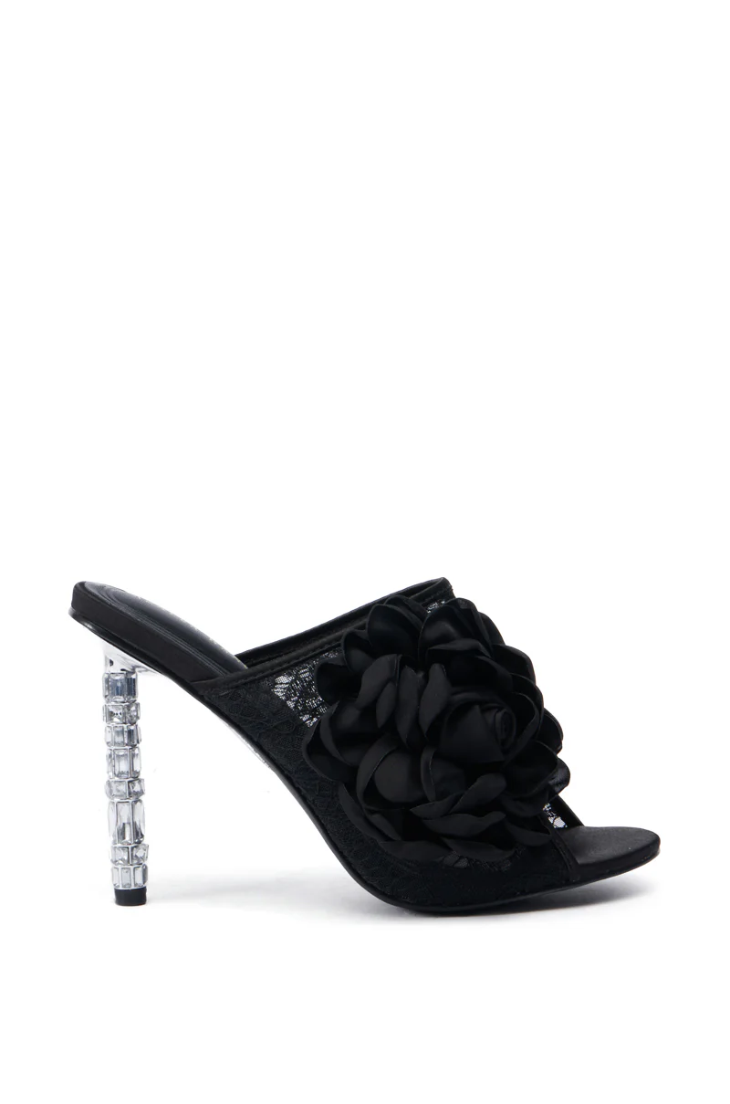 AZALEA WANG URMI BLACK SANDAL - Image 3
