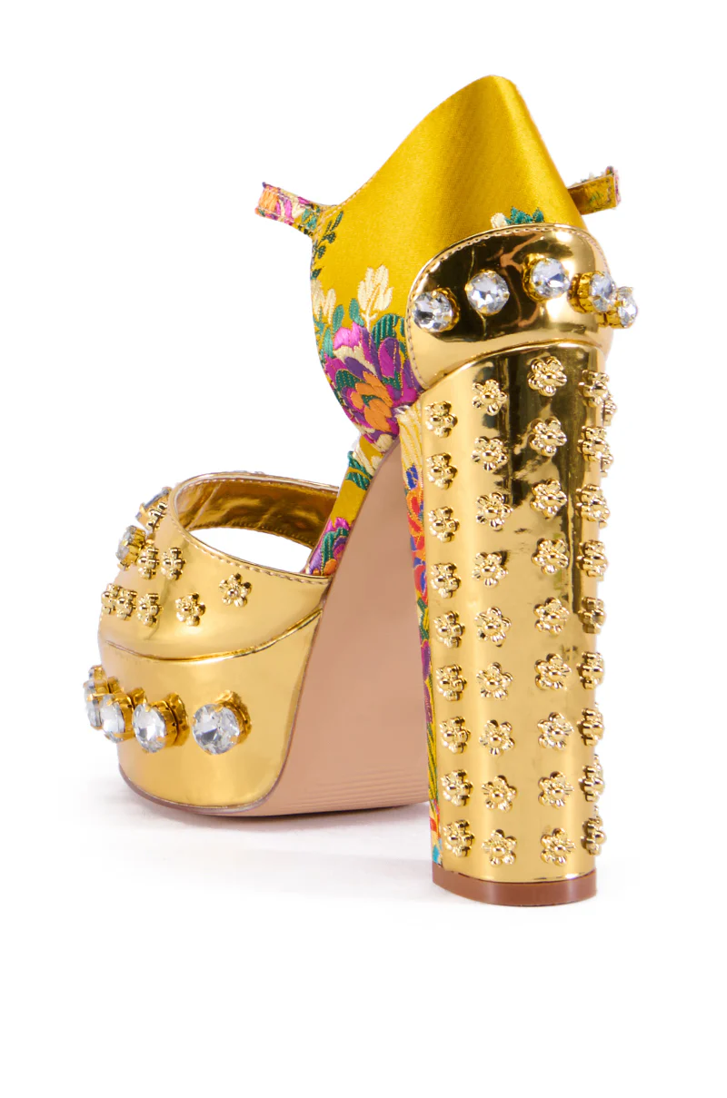 AZALEA WANG URSINA GOLD SANDAL - Image 5