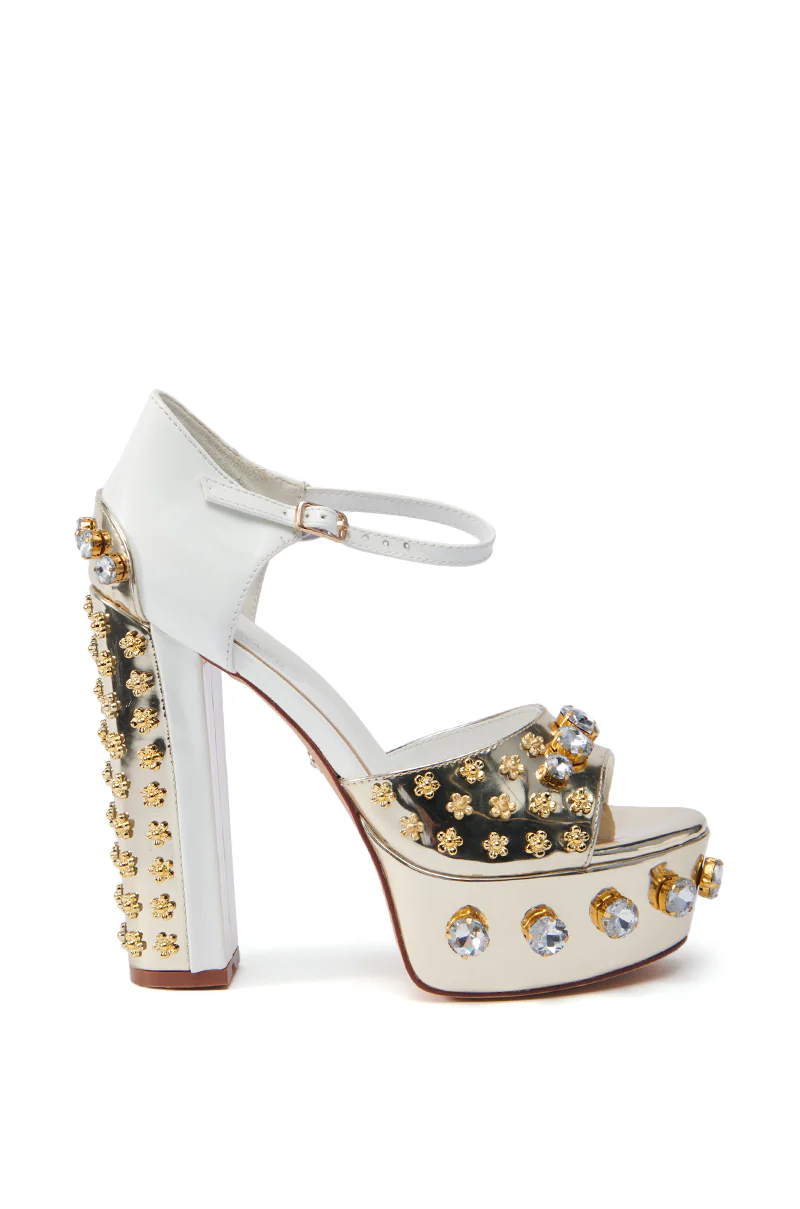 AZALEA WANG URSINA WHITE SANDAL - Image 3