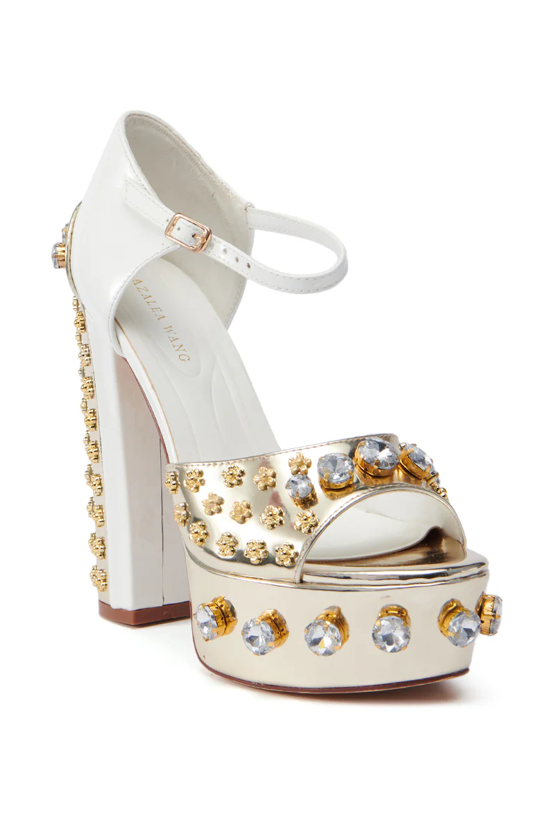 AZALEA WANG URSINA WHITE SANDAL - Image 4