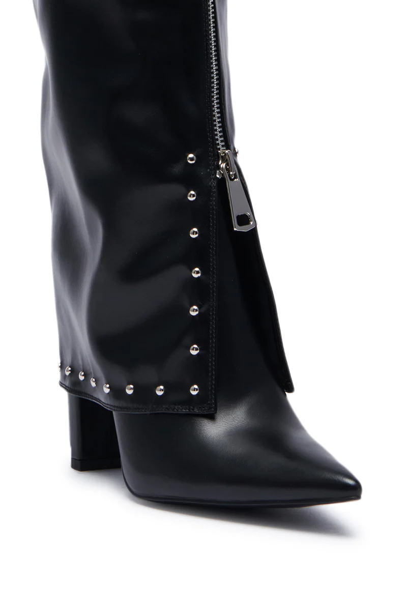 AZALEA WANG VEEVEE BLACK STILETTO BOOT - Image 6