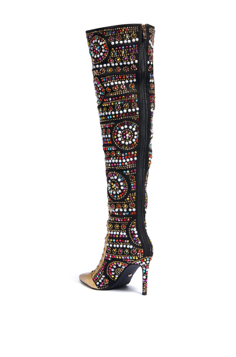AZALEA WANG WILDA MULTI STILETTO BOOT - Image 4