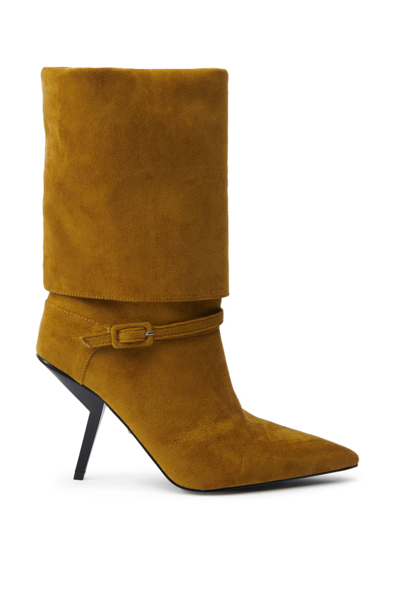 AZALEA WANG WINDING OLIVE STILETTO BOOTIE - Image 3