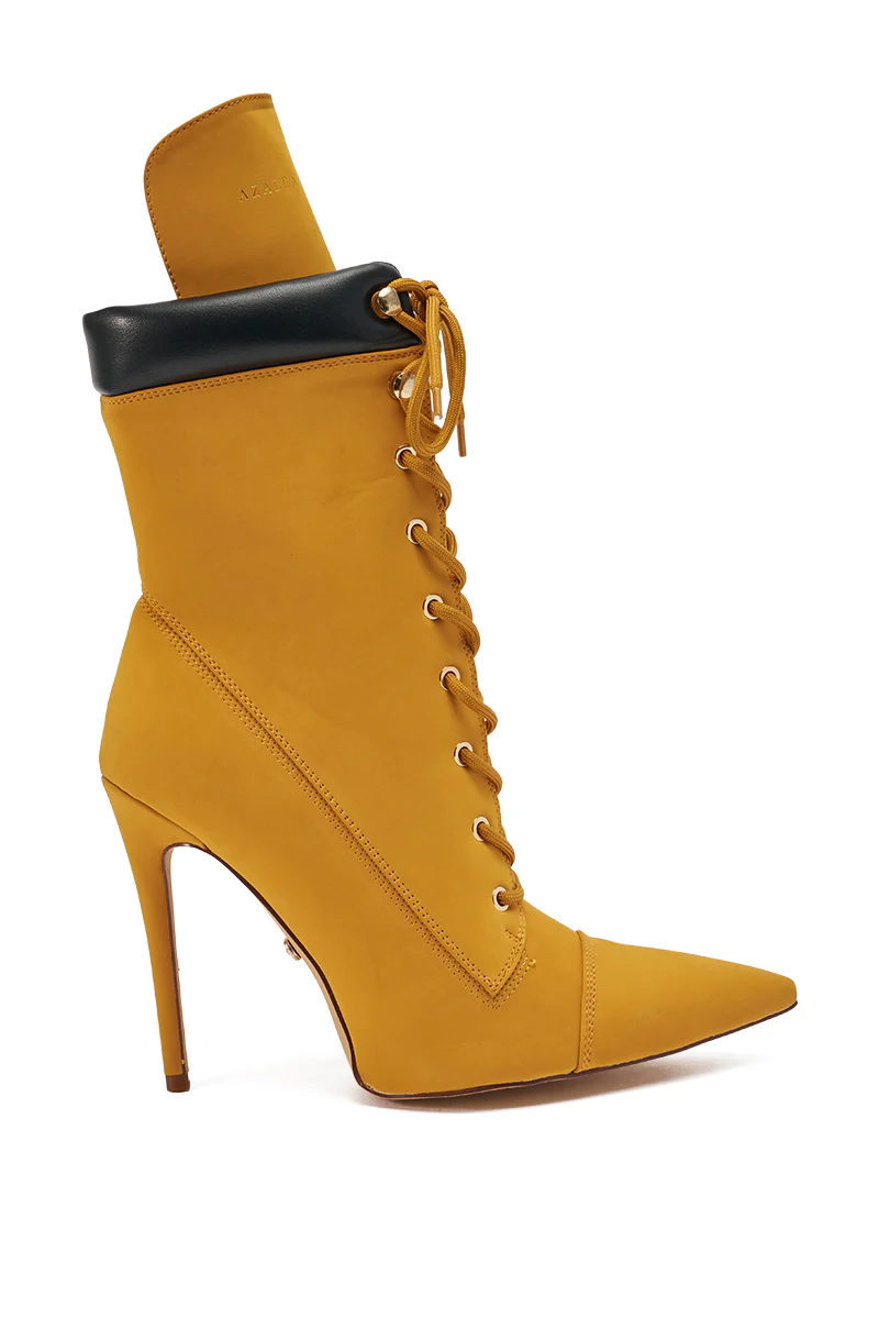 AZALEA WANG XIOMARAN YELLOW BOOTIE - Image 7