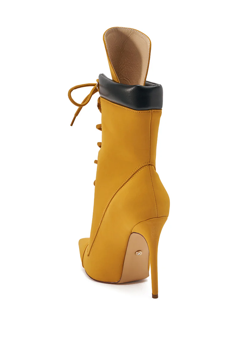 AZALEA WANG XIOMARAN YELLOW BOOTIE - Image 9