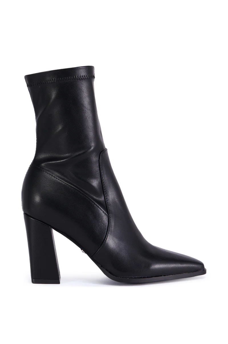 AZALEA WANG ZAID BLACK CHUNKY BOOTIE - Image 2