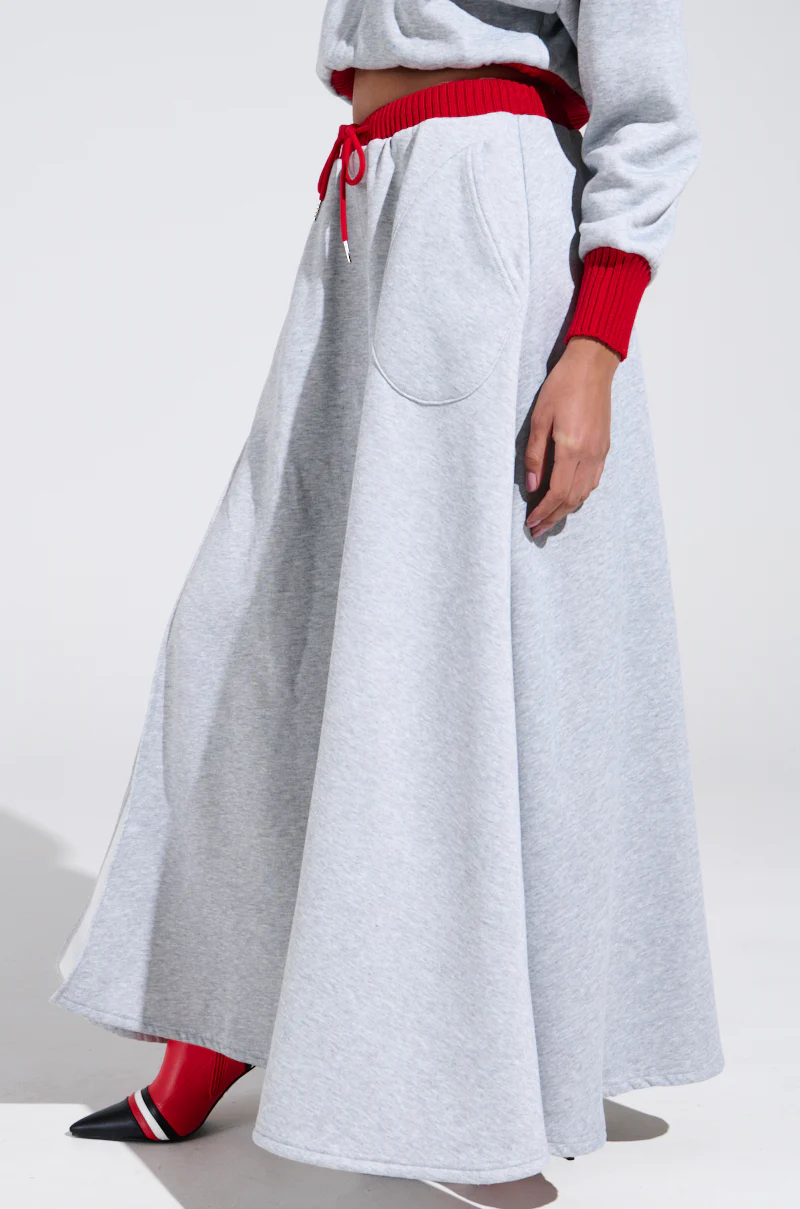 B-VARSITY MAXI SKIRT - Image 4