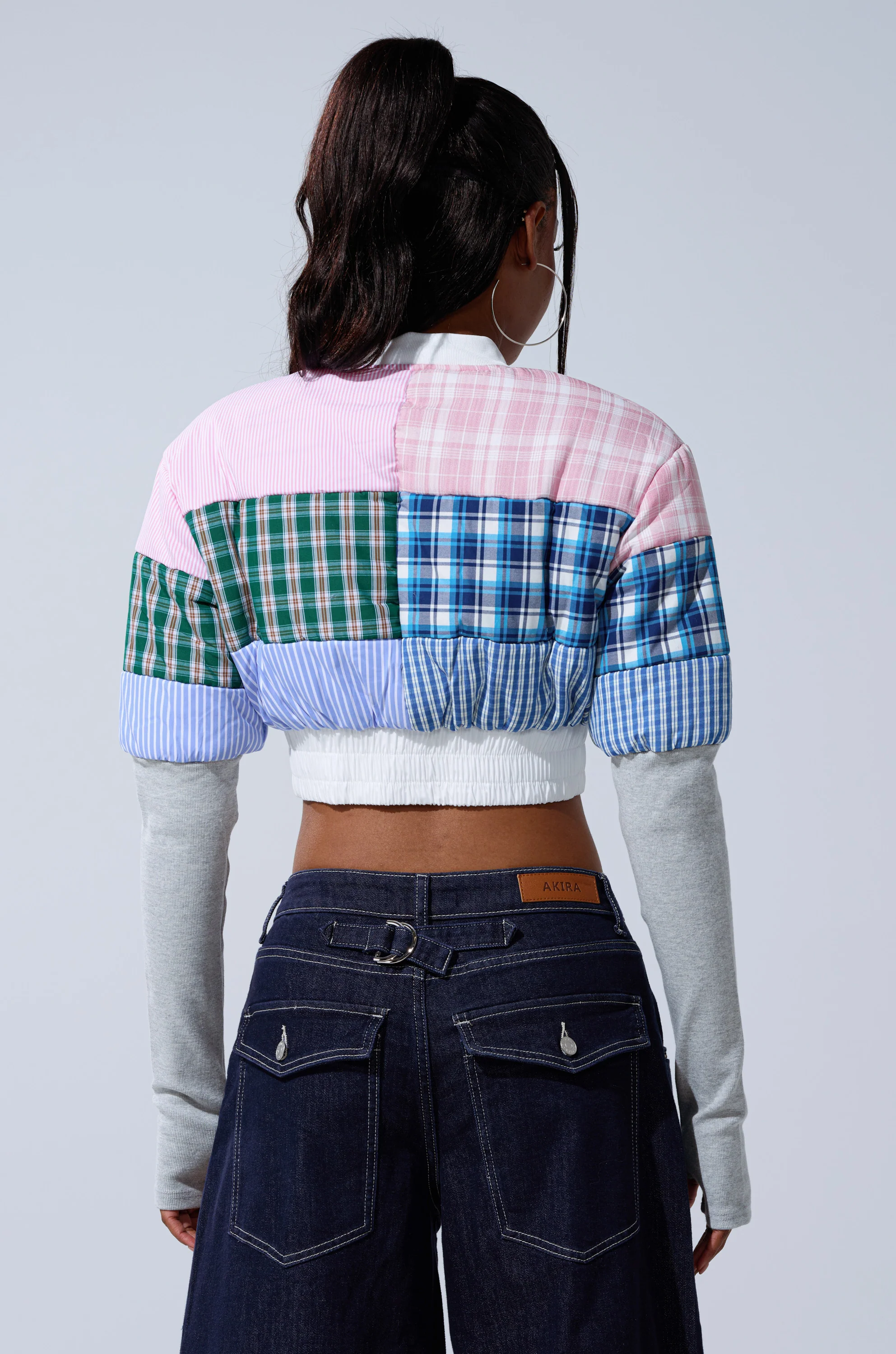 BABY GIRL PATCHWORK BOMBER - Image 6