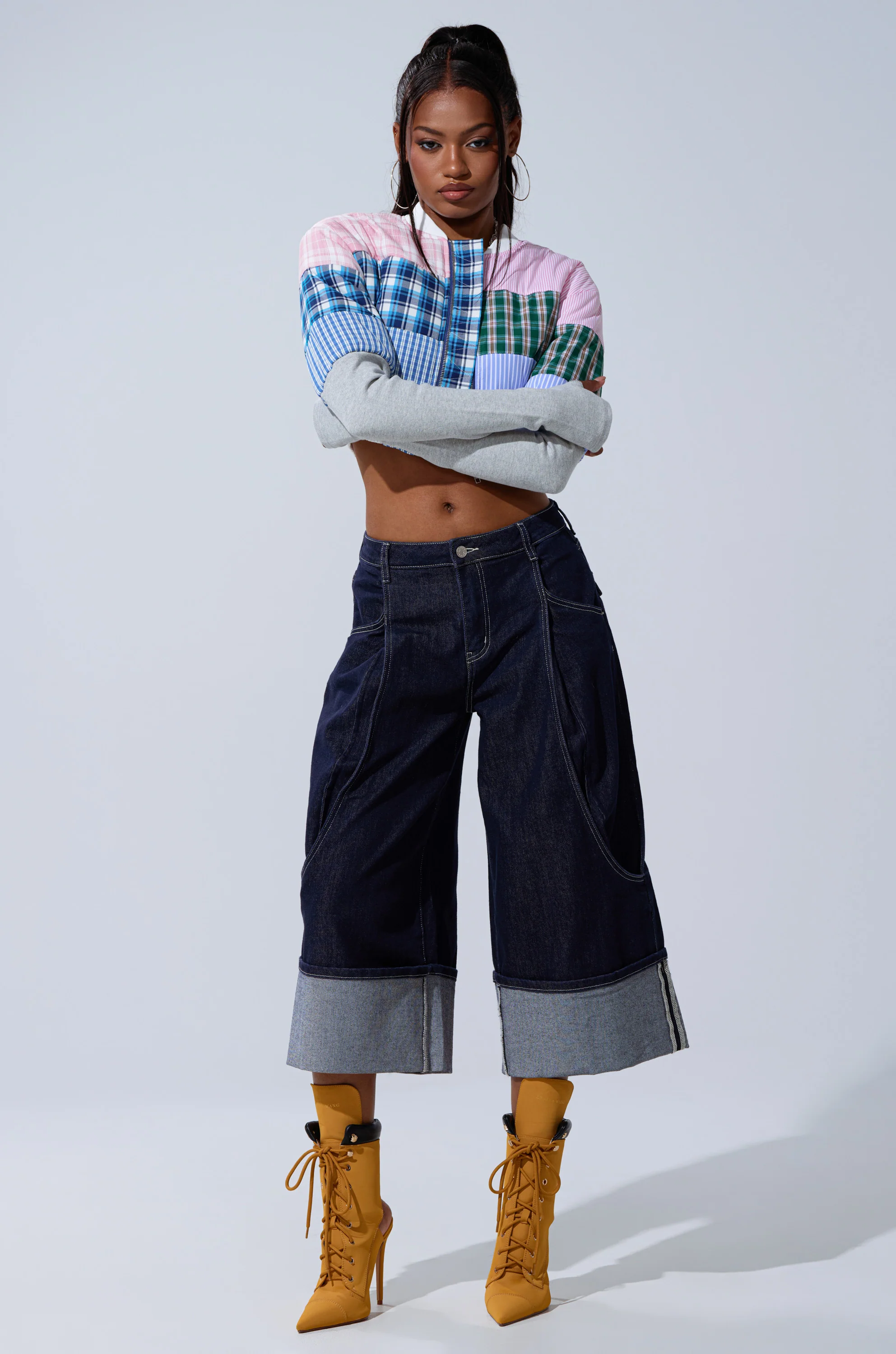 BABY GIRL PATCHWORK BOMBER - Image 7