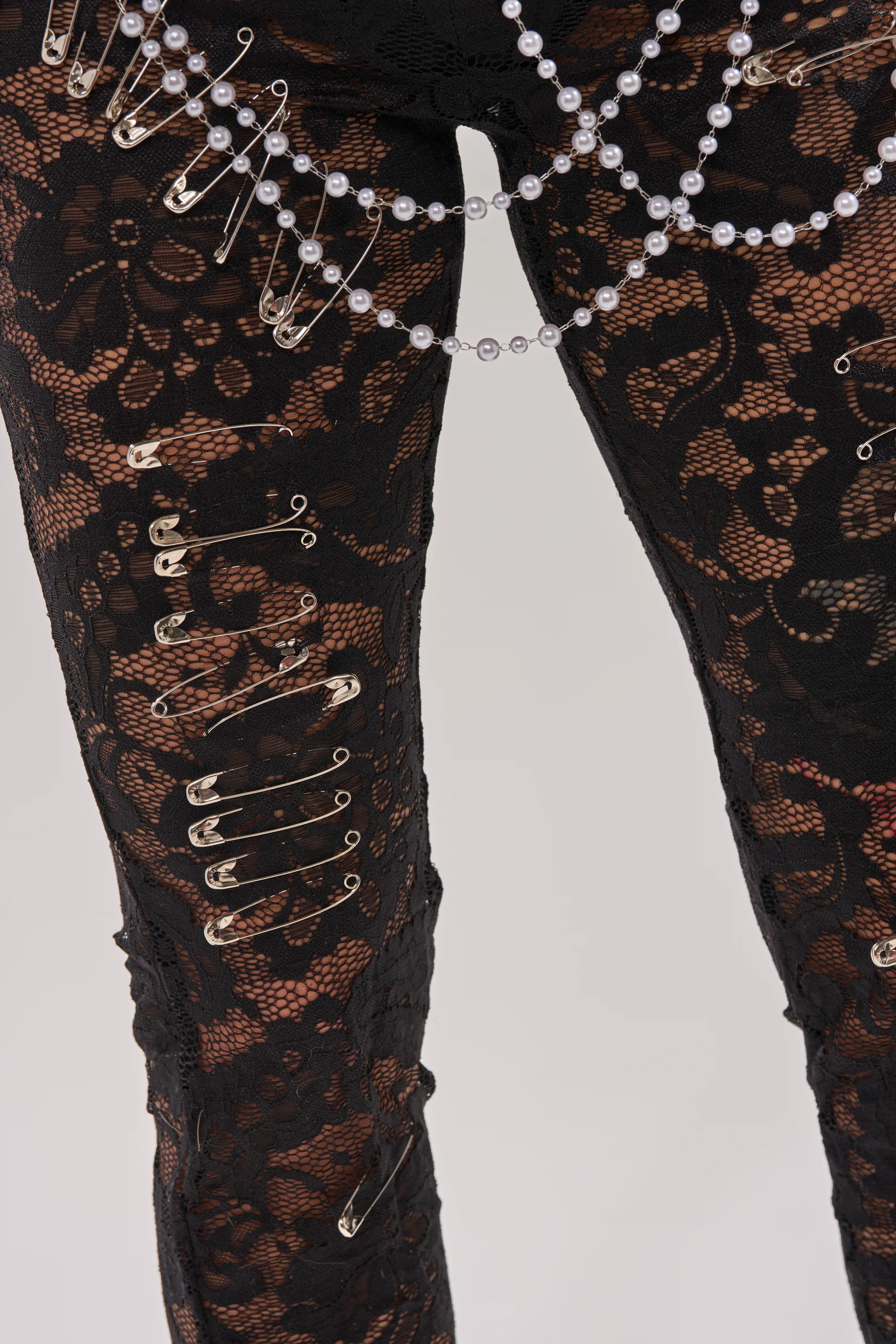 BABY I AM THE PARTY LACE JUMPSUIT - Image 9