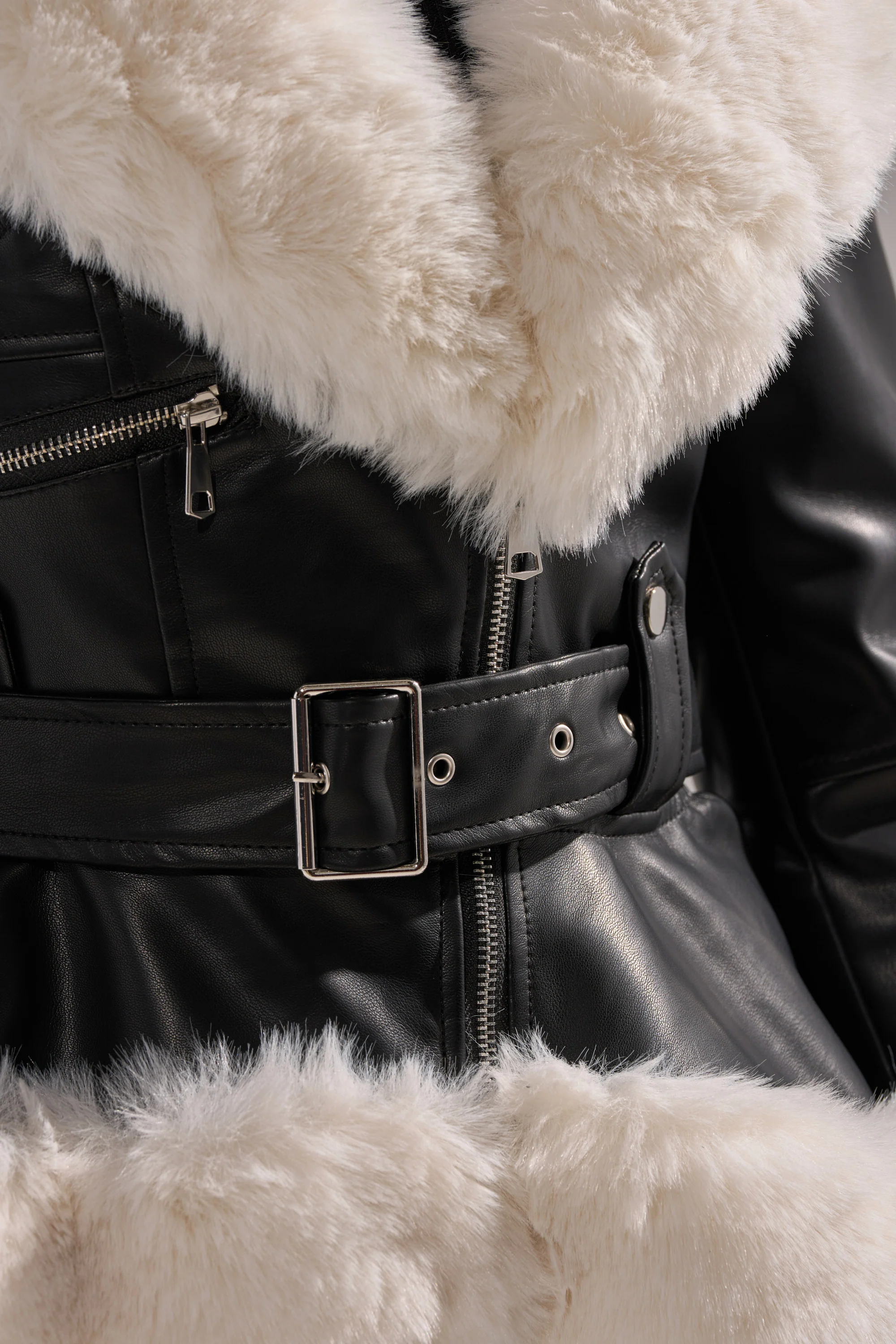 BABY IT'S COLD OUTSIDE FUR TRIM MOTO - Image 14
