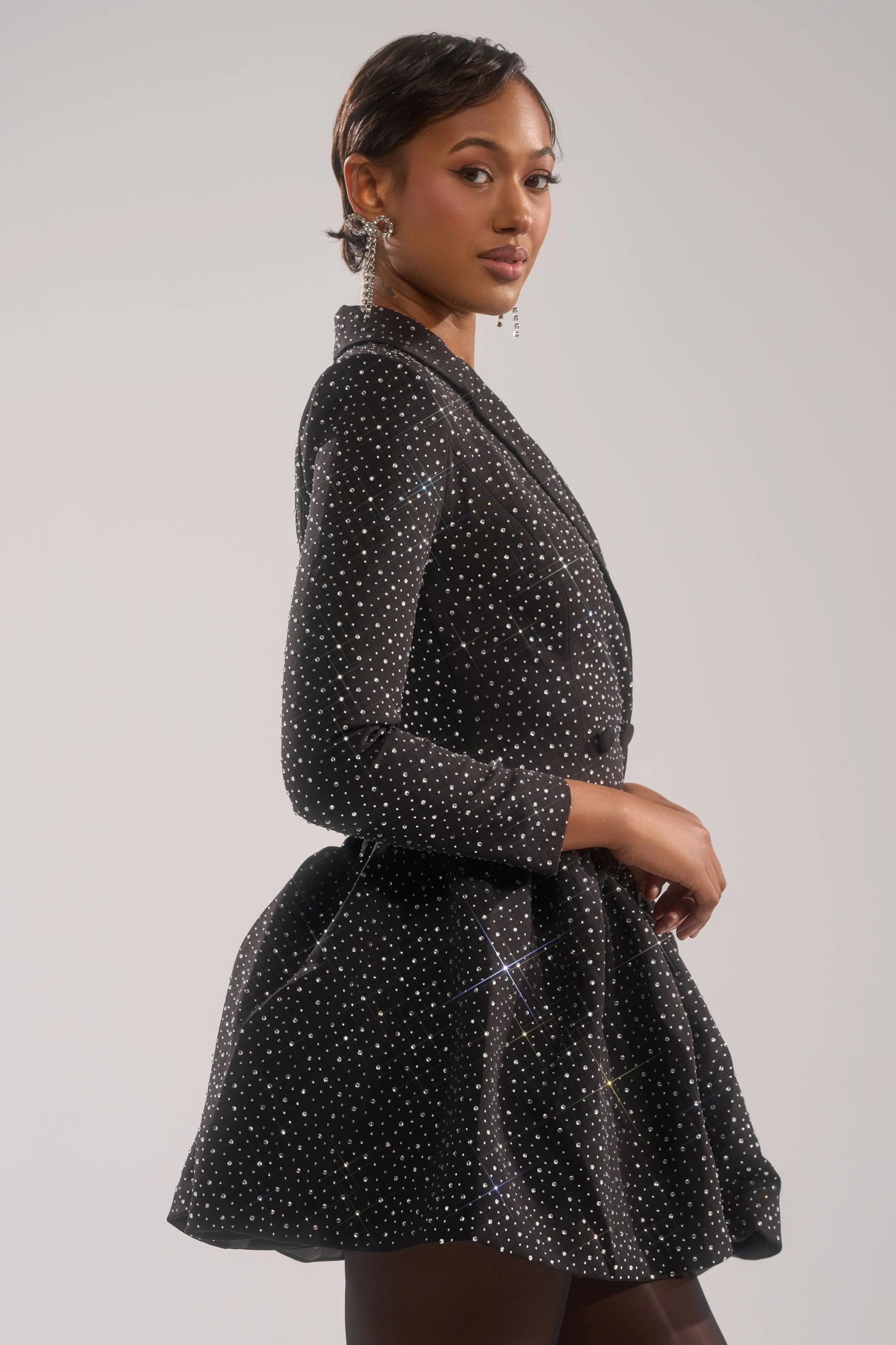 BACK IN BIZ MINI BLAZER DRESS - Image 4