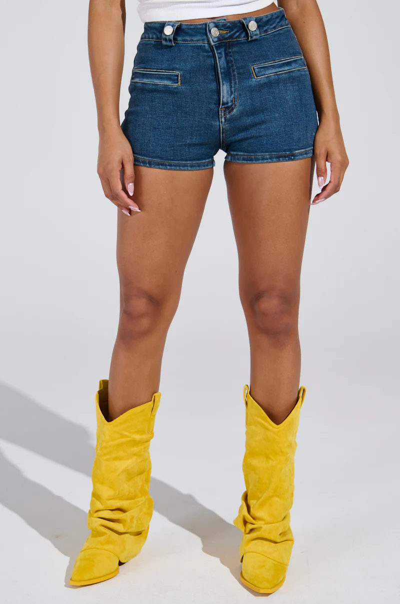BACK TO REALITY DENIM SHORT - Image 3