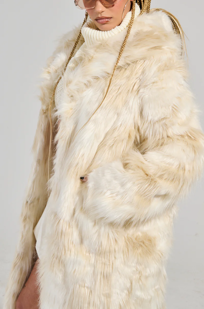 BANKS FAUX FUR COAT - Image 5