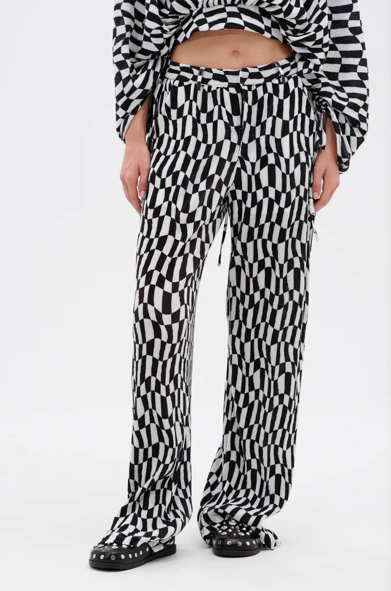 BARI CHECKERED TROUSER - Image 3