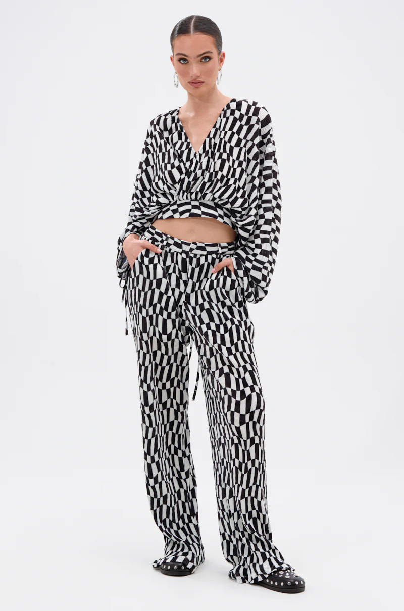 BARI CHECKERED TROUSER - Image 6