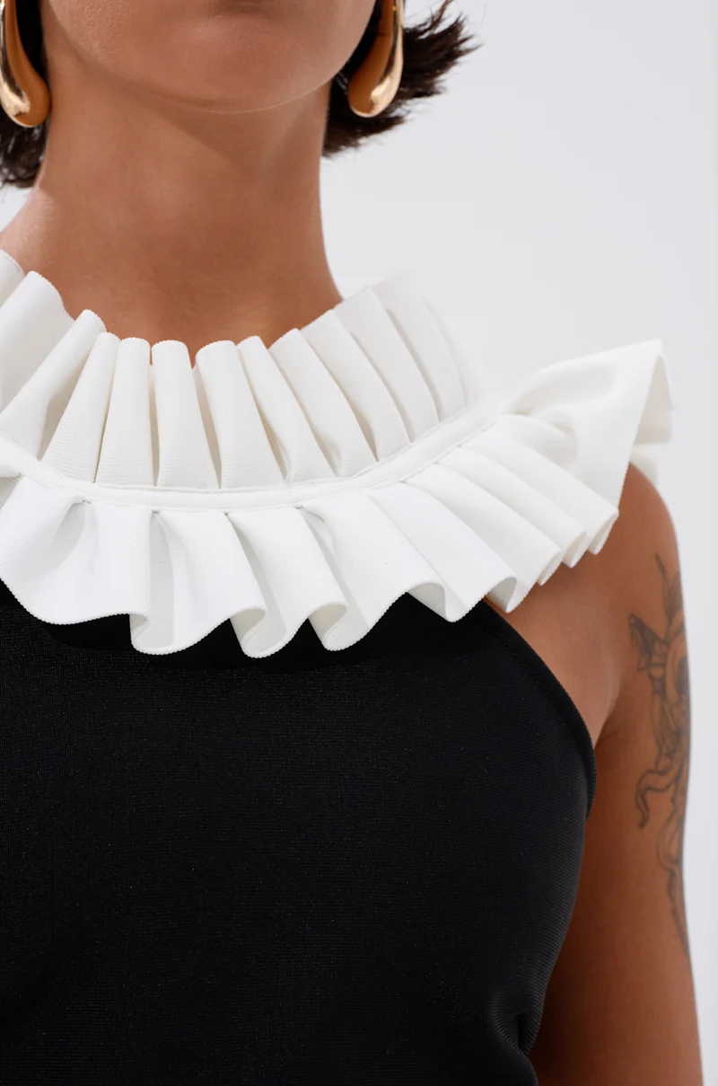 BAROQUE MOCK NECK TOP - Image 7
