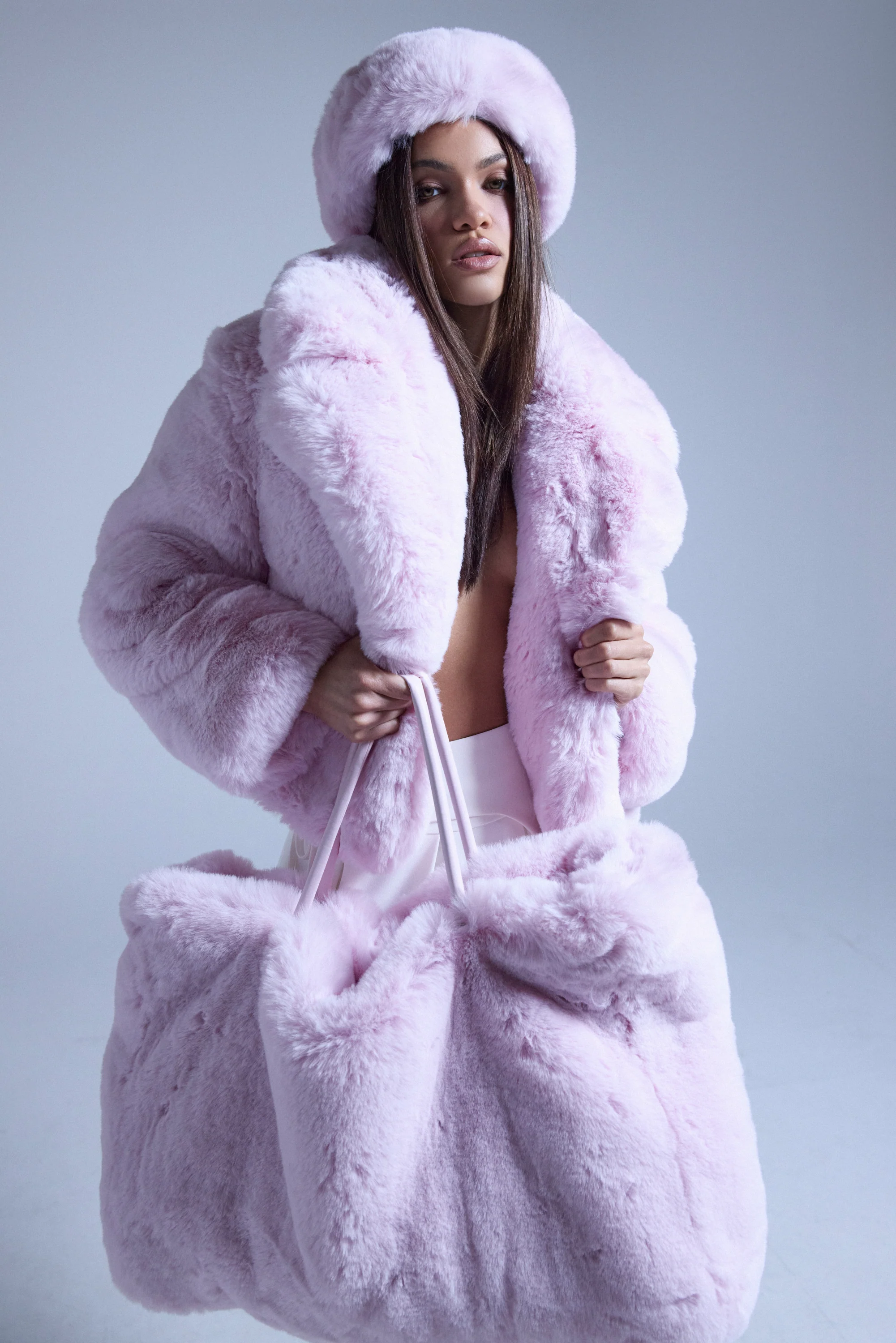 BBGIRL FAUX FUR COAT - Image 3