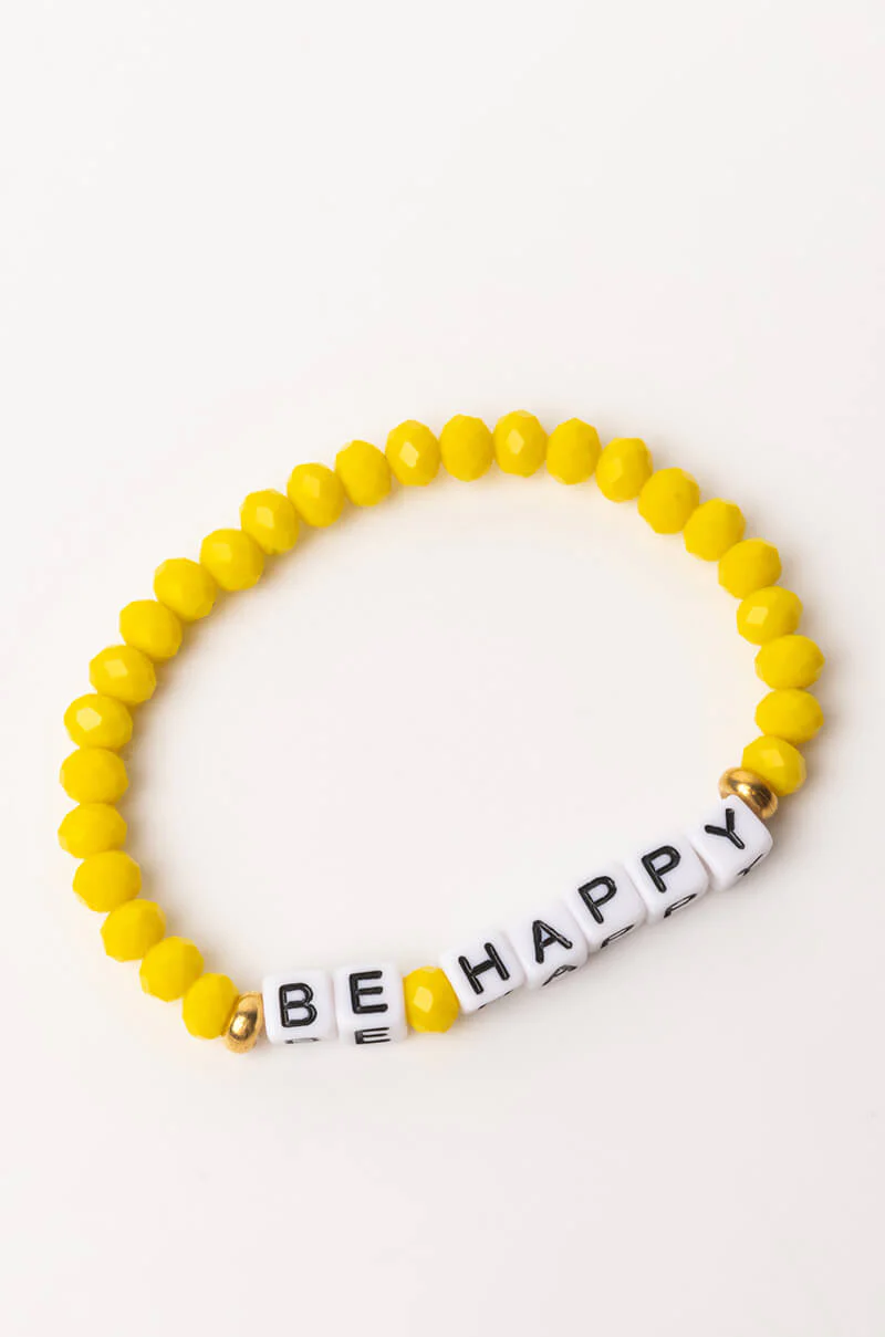 BE HAPPY BRACELET