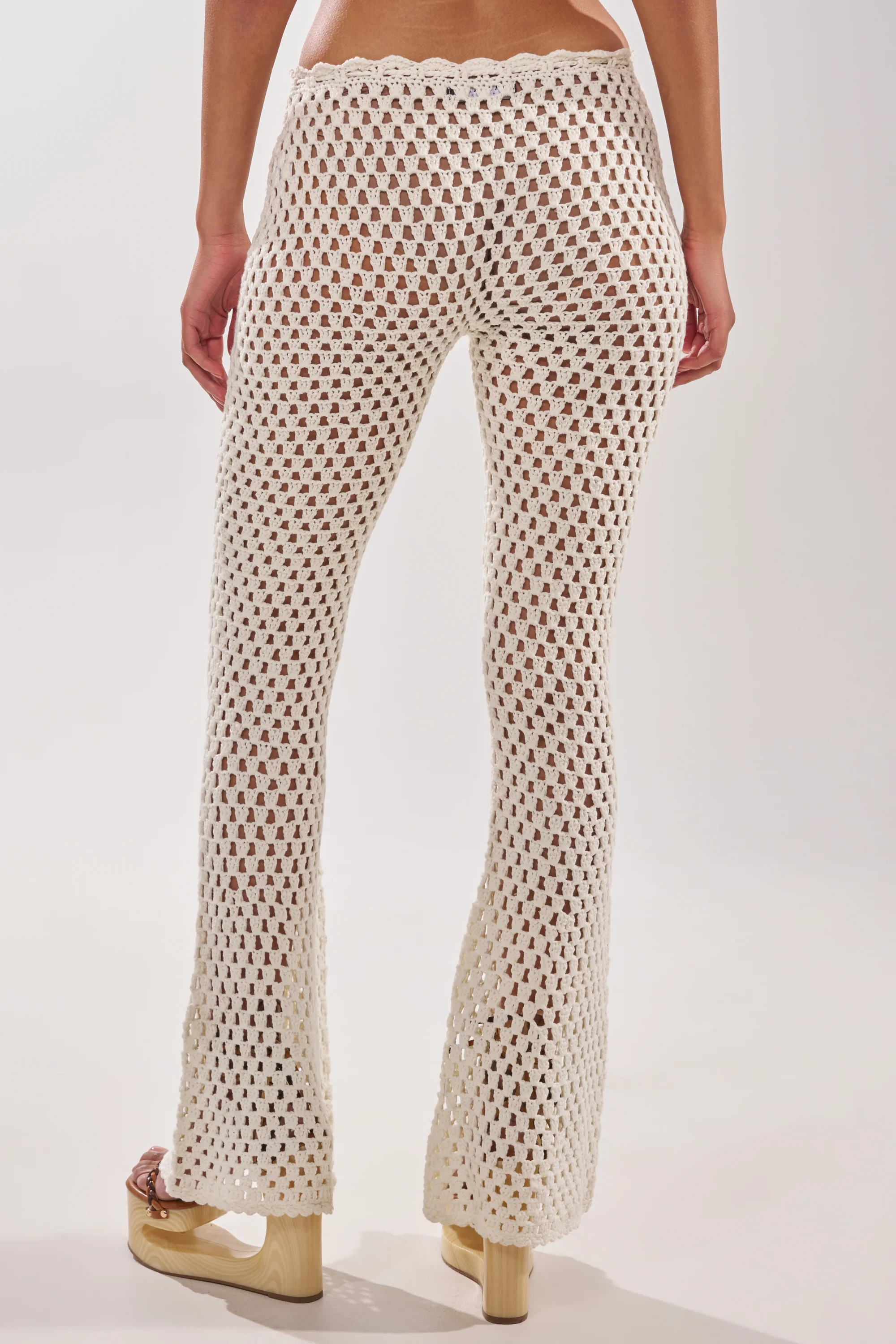 BEACH VIBES CROCHET FLARED PANT - Image 5