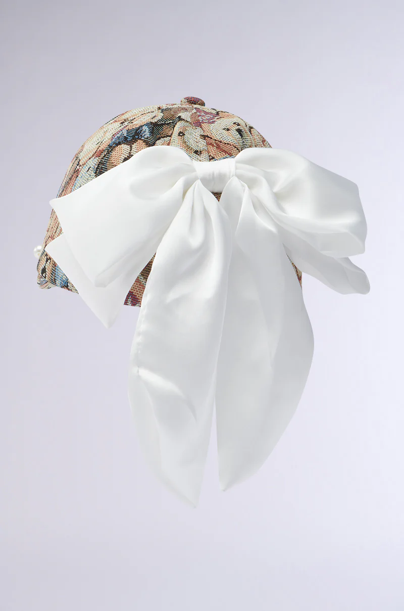 BEARY NICE BOW HAT - Image 5