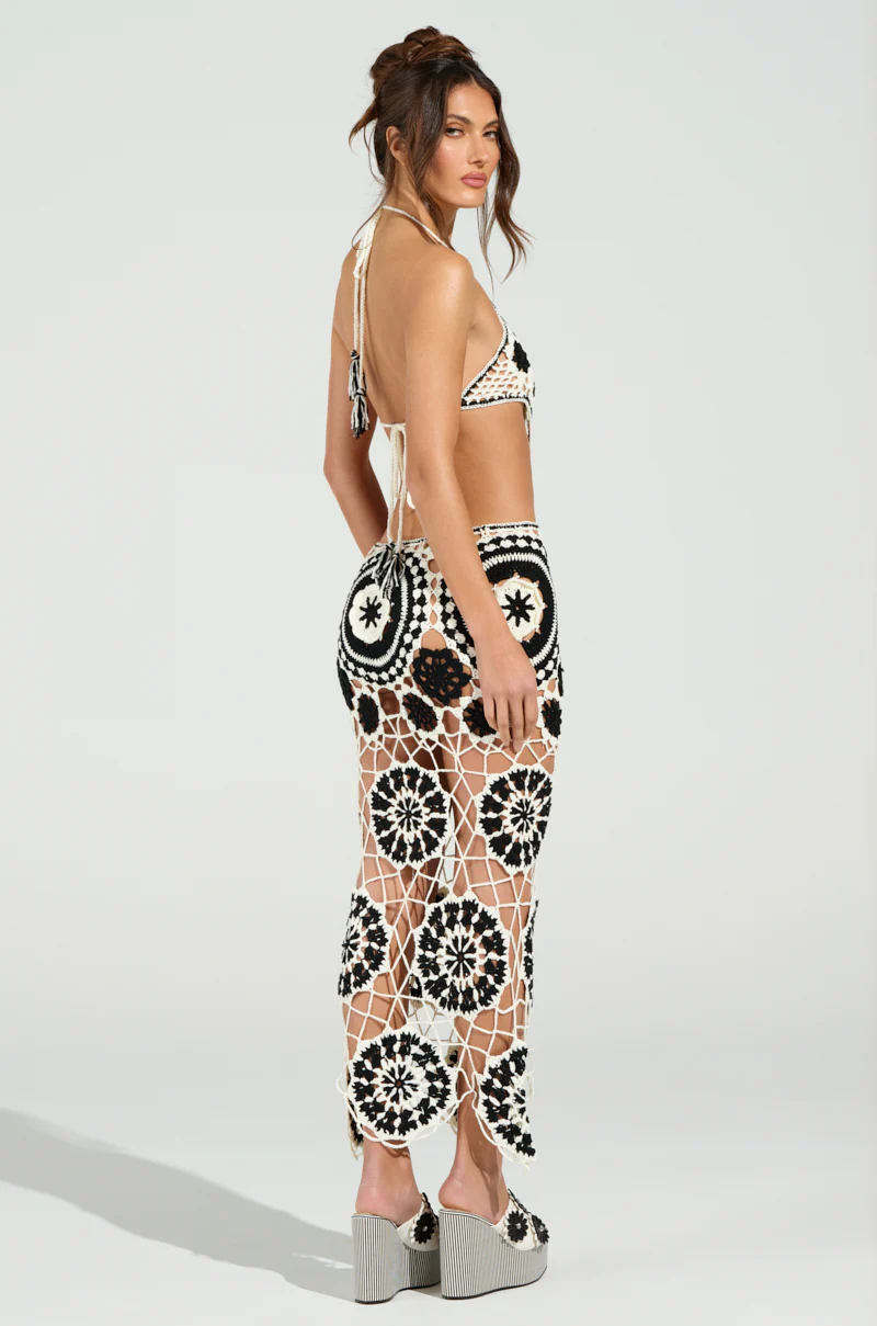 BEEN THAT GIRL CROCHET MIDI DRESS - Image 6