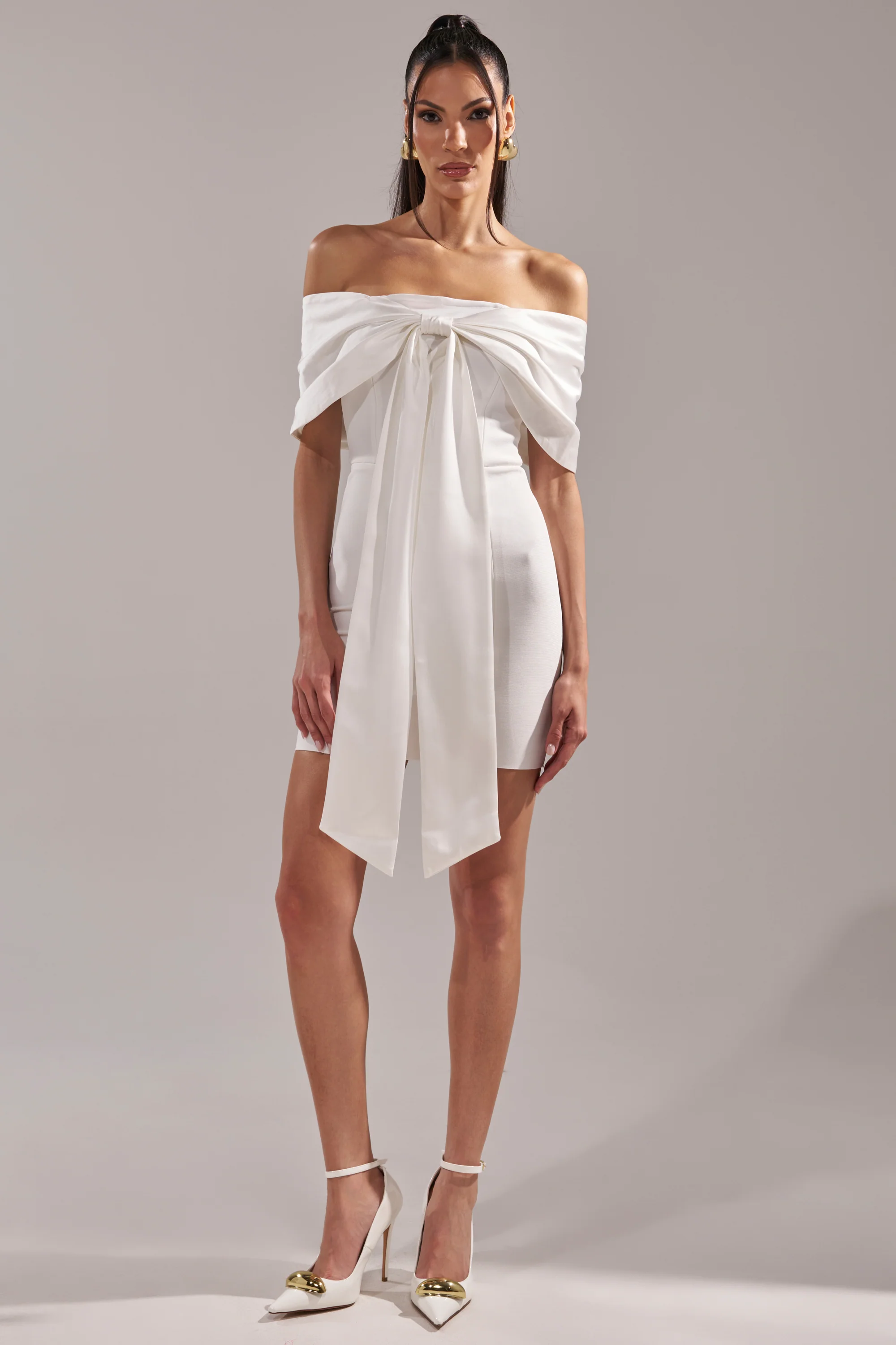 BEEN THE GIFT SATIN BOW DRESS