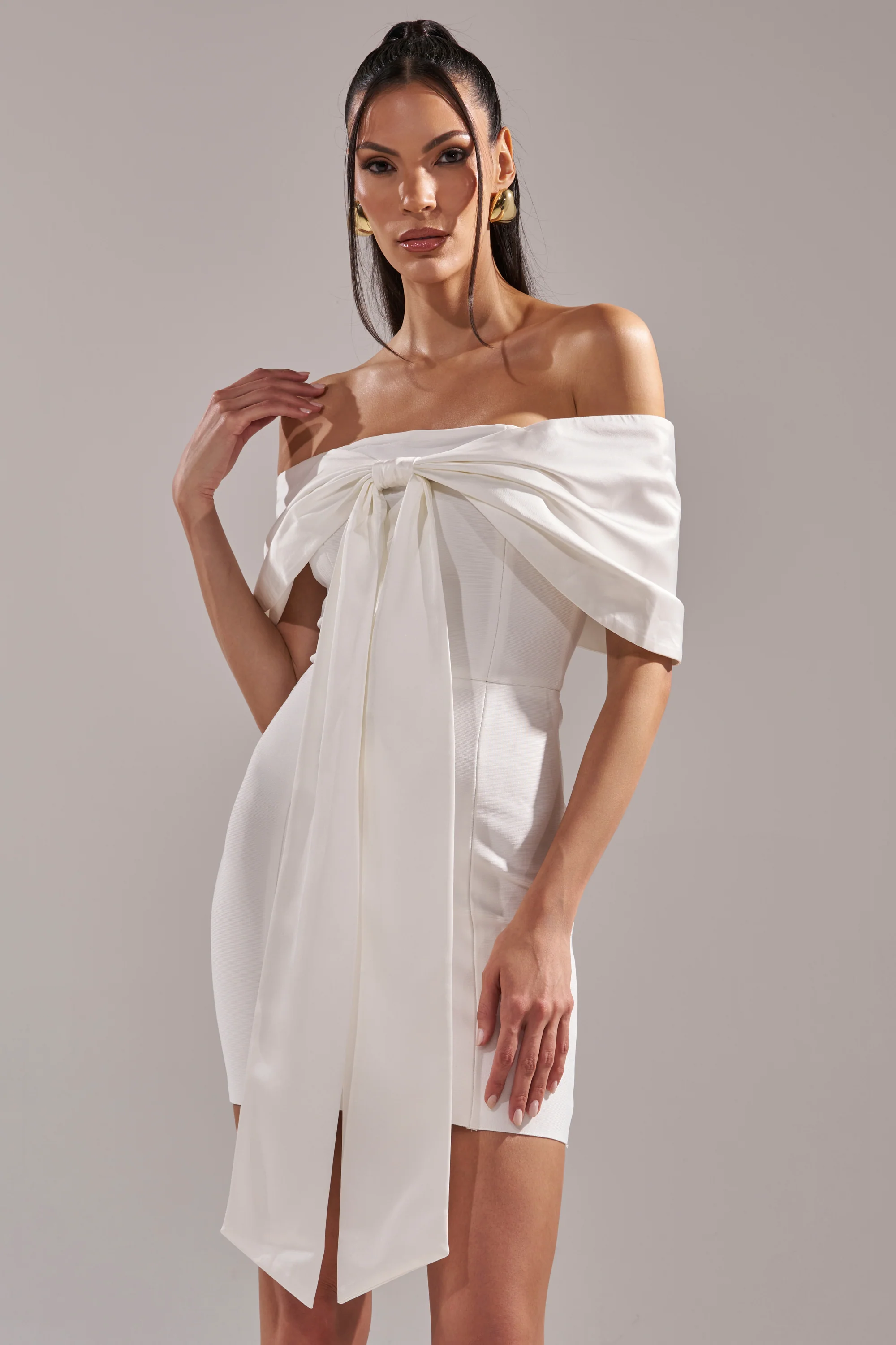 BEEN THE GIFT SATIN BOW DRESS - Image 2