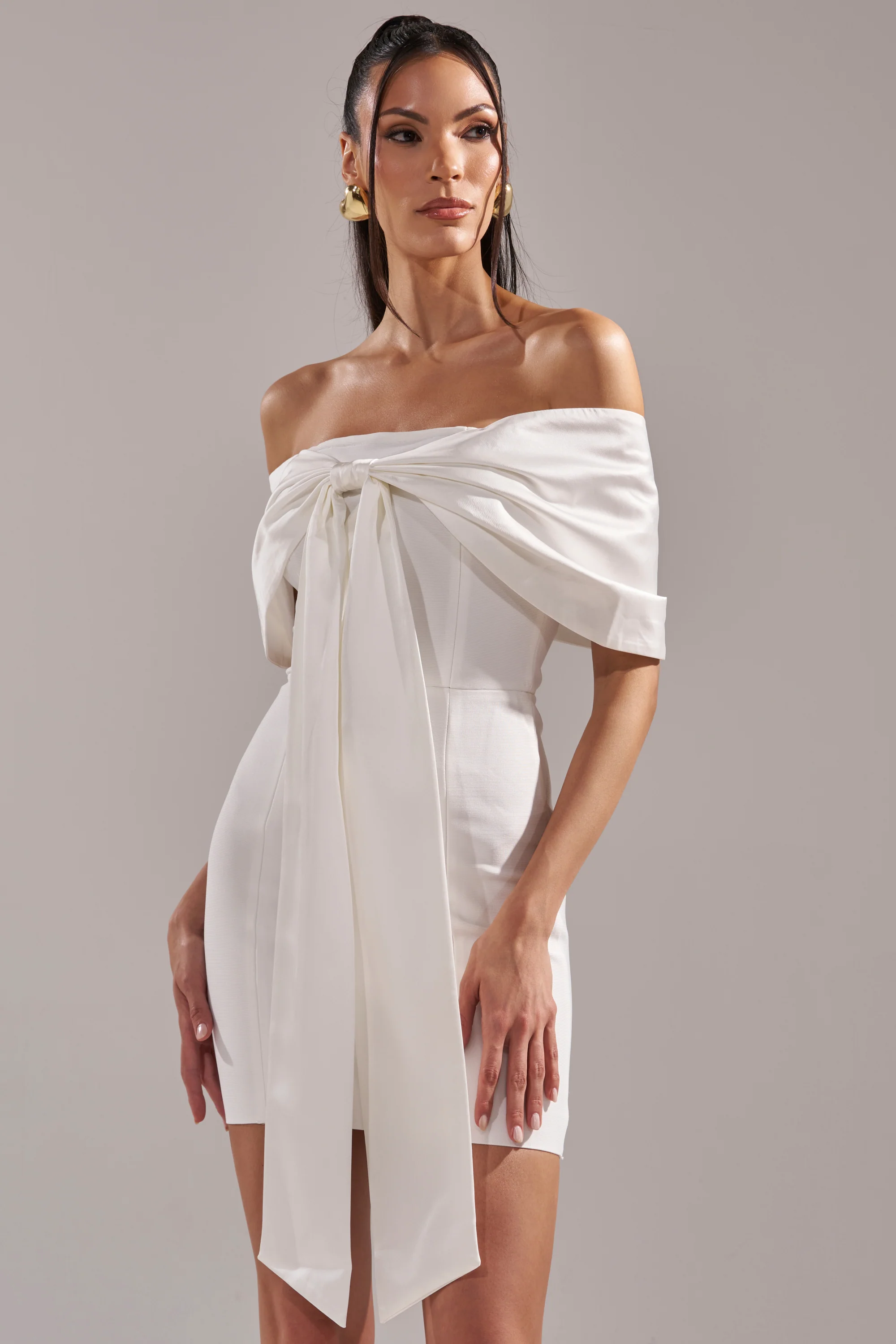 BEEN THE GIFT SATIN BOW DRESS - Image 3