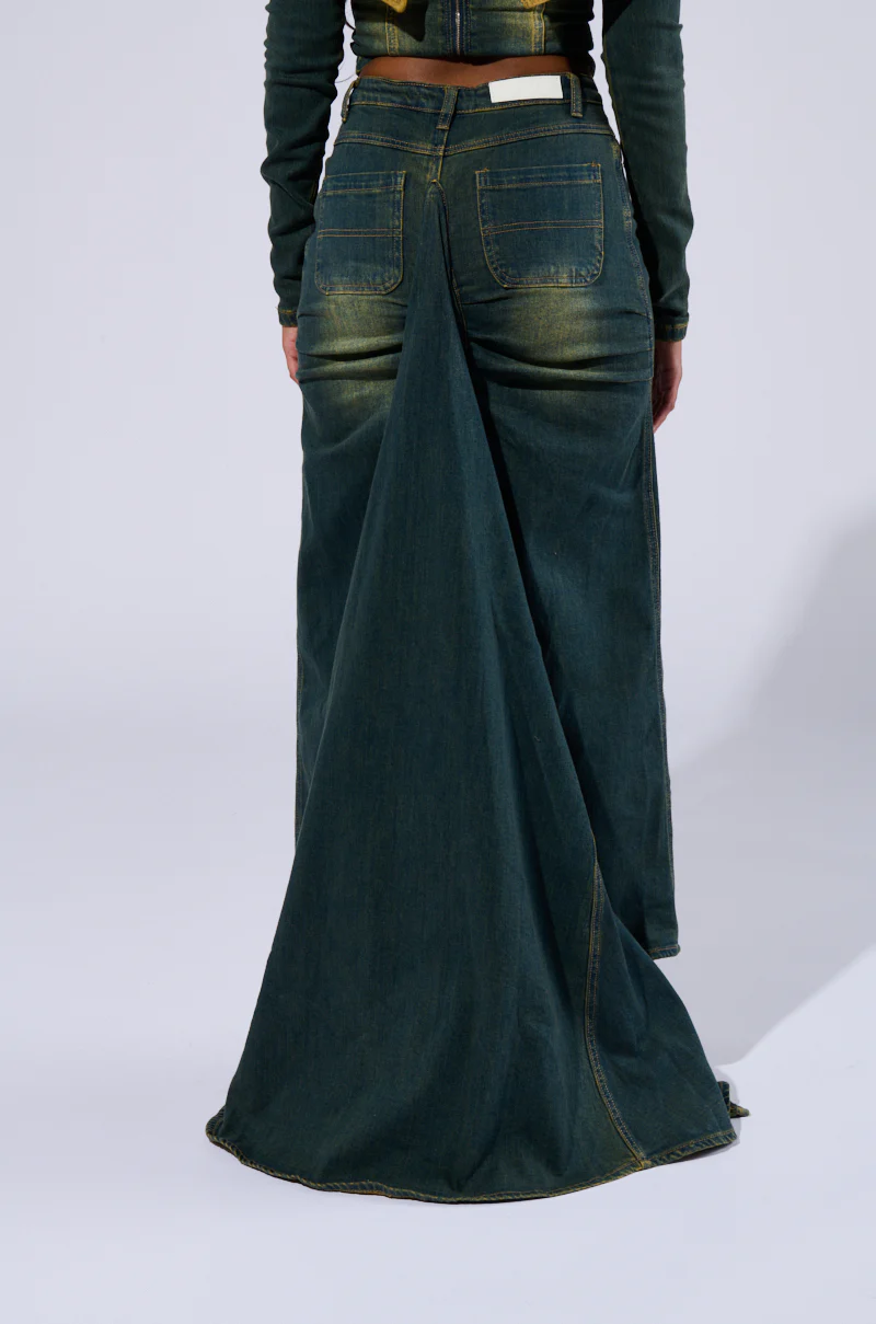 BEFORE YOU GO DENIM SKIRT - Image 4
