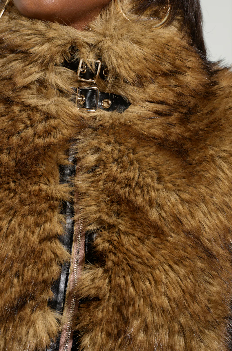 BEIN BOUJEE ZIP UP FUR SWEATER - Image 6