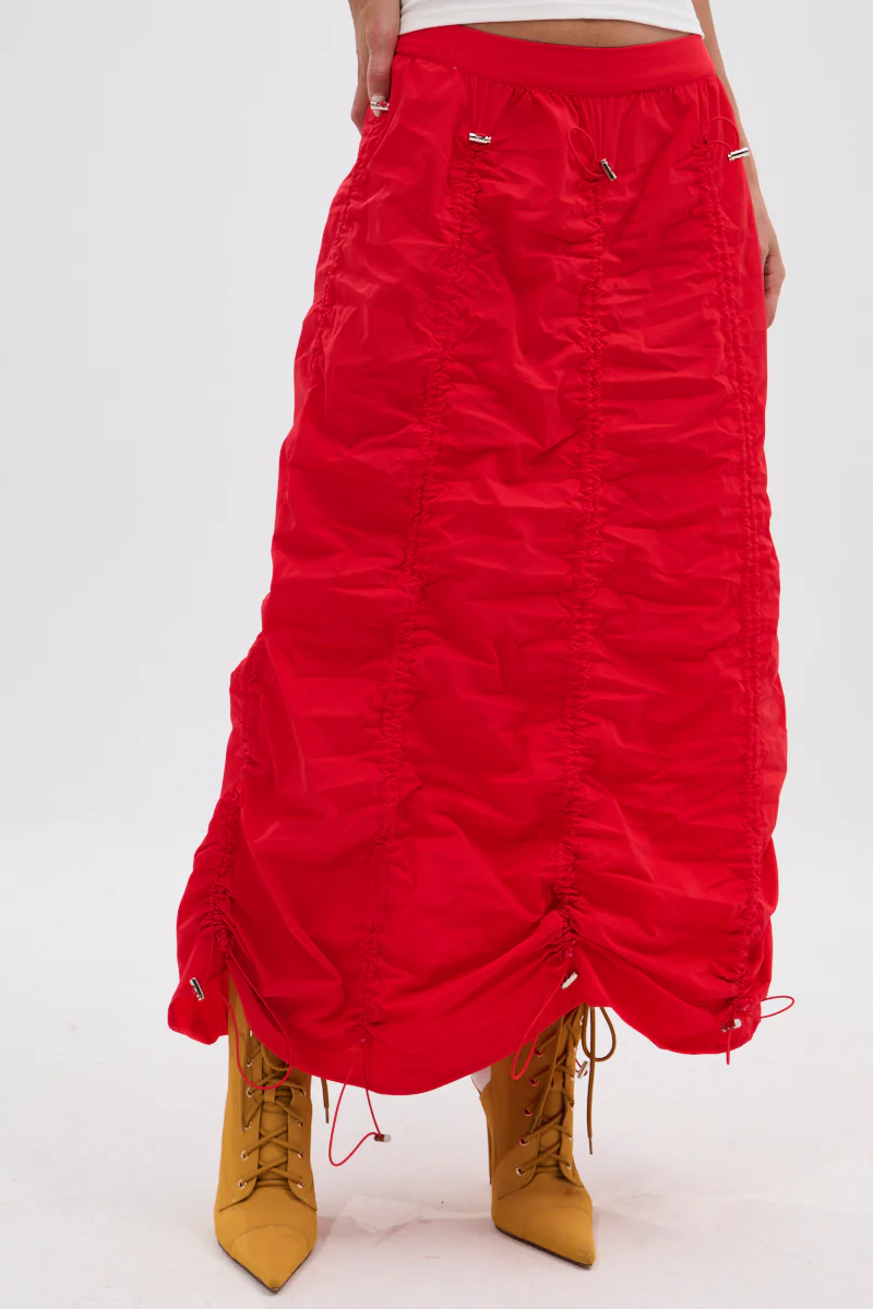 BELLA PARACHUTE MAXI SKIRT - Image 4
