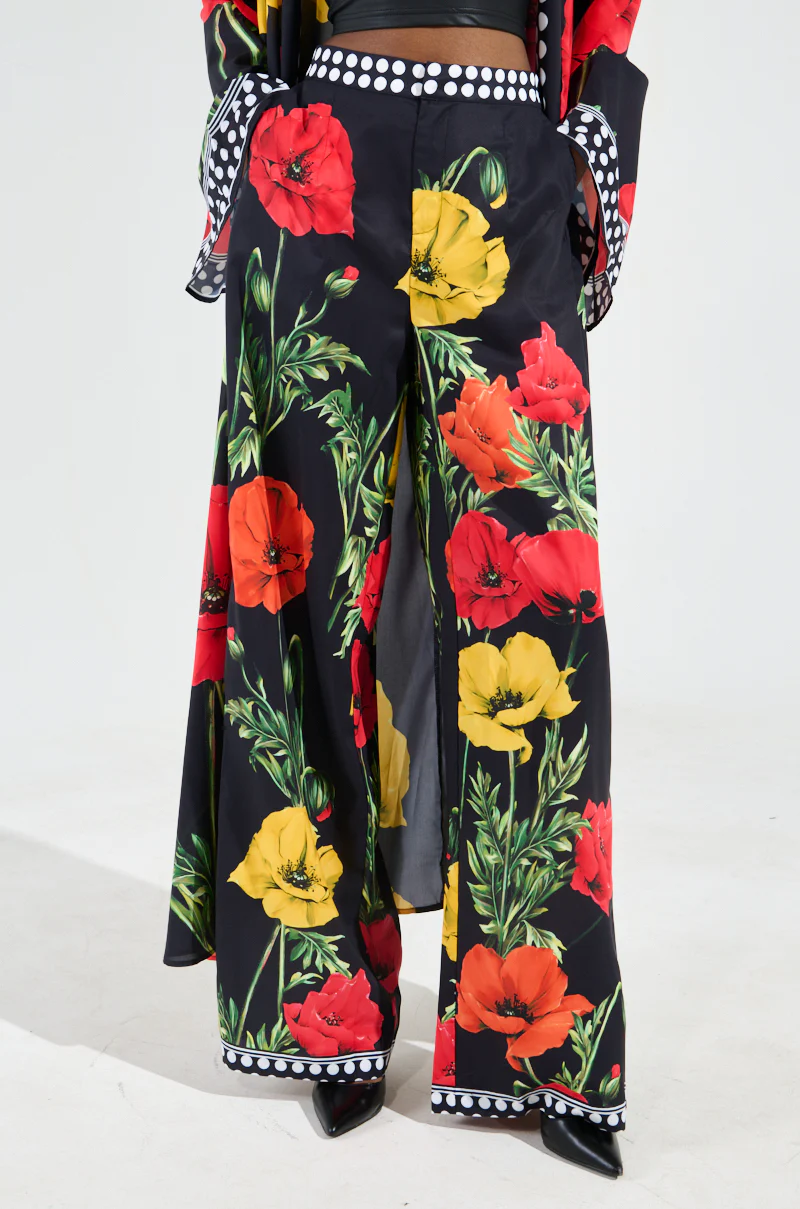 BELLADONNA SATIN PALAZZO PANTS - Image 2