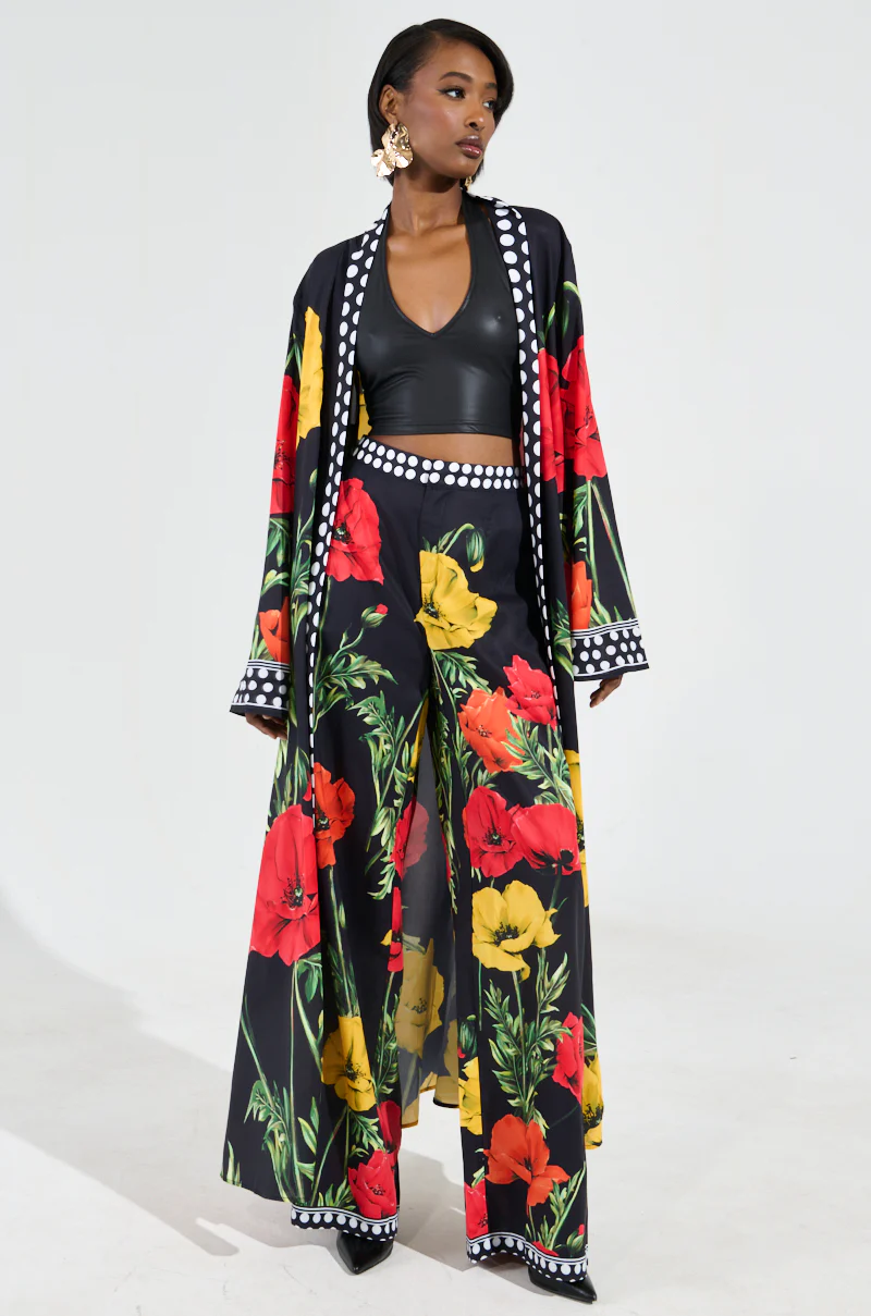 BELLADONNA SATIN PALAZZO PANTS - Image 6