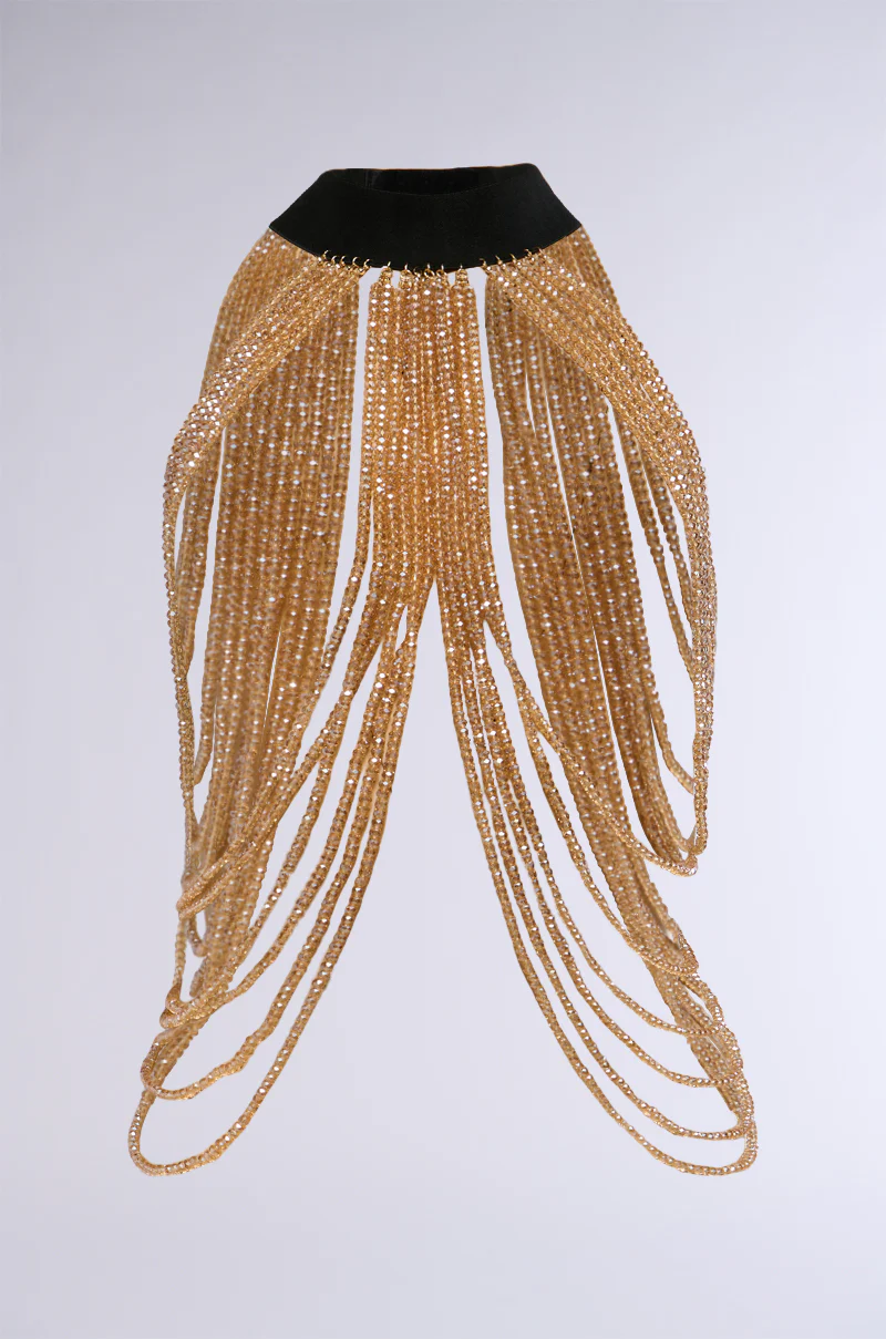 BELLE OF THE BALL CRYSTAL BODY CHAIN - Image 3