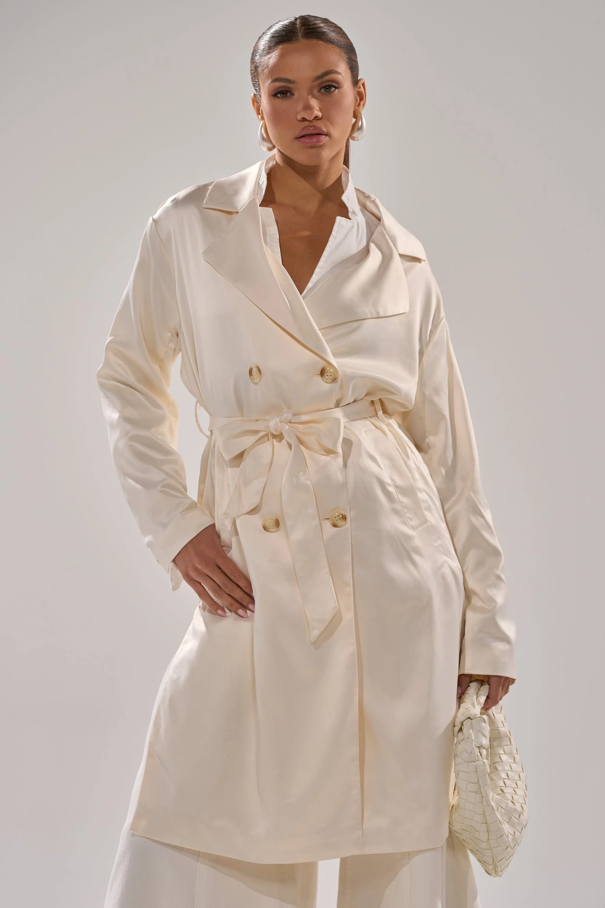 BELLISSIMA SATIN TRENCH - Image 3
