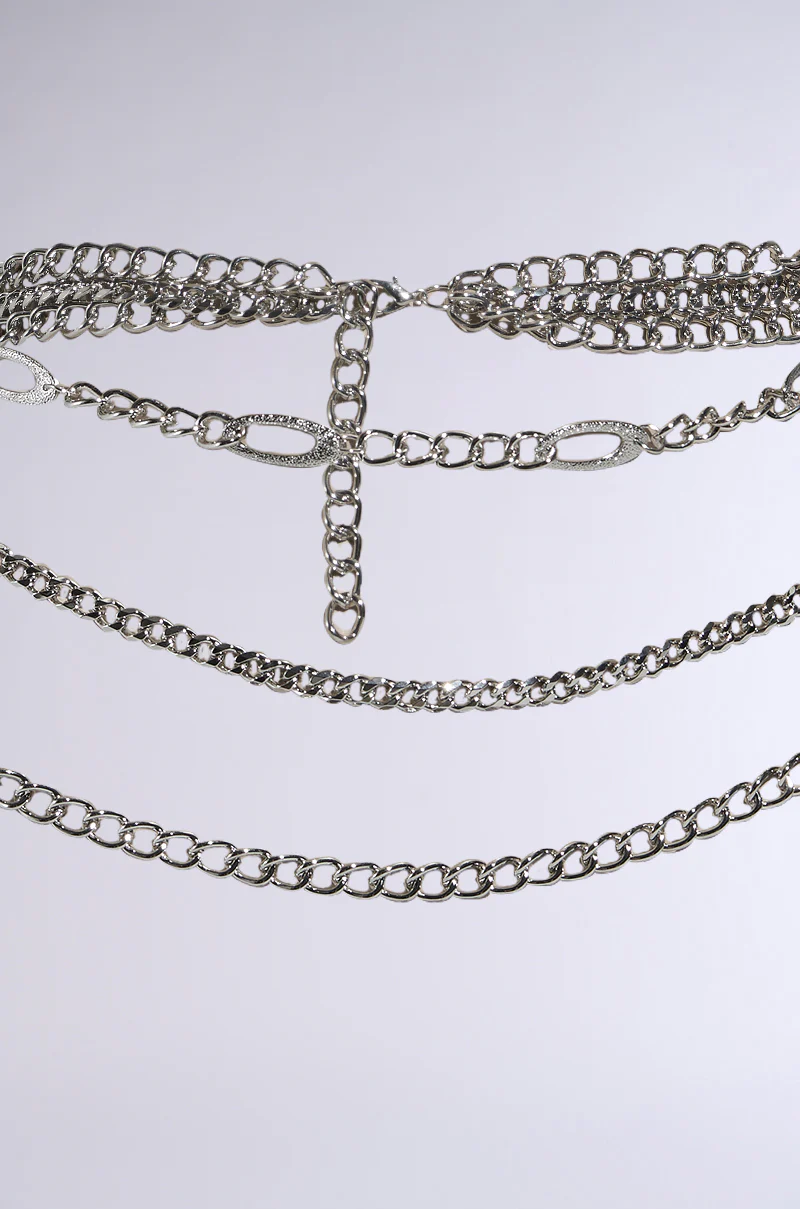 SILVER LINING CHAIN BELT - Image 4