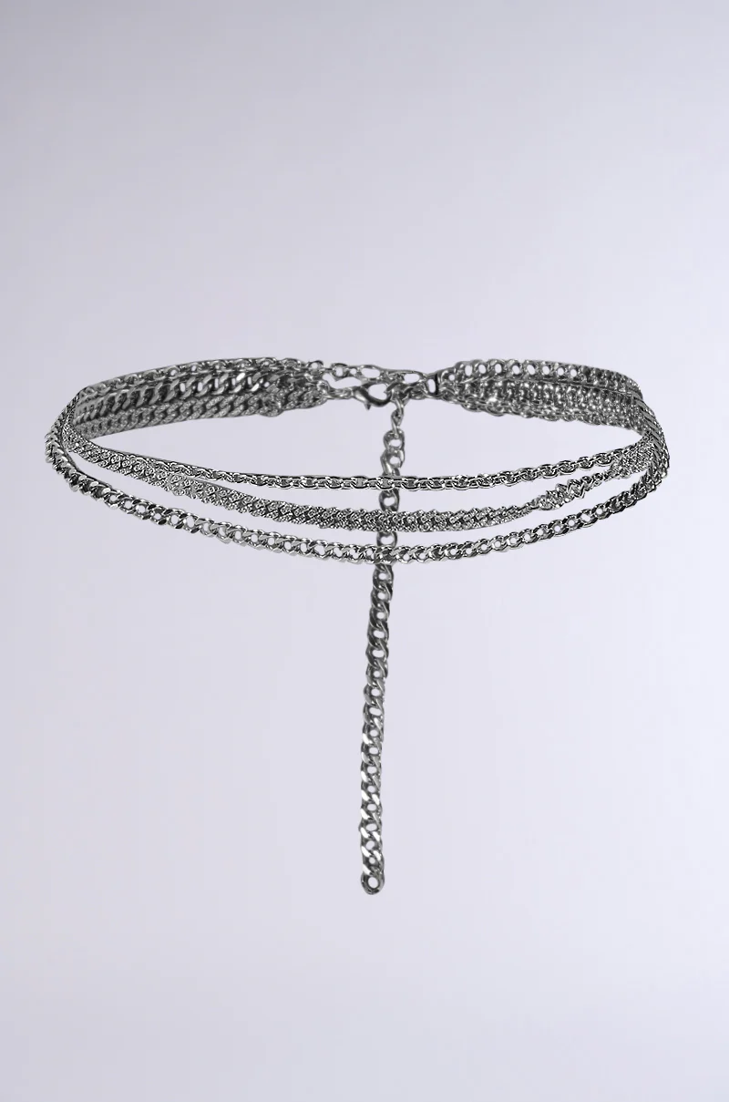 CHAINED TO THE RHYTHM BELT IN SILVER - Image 2